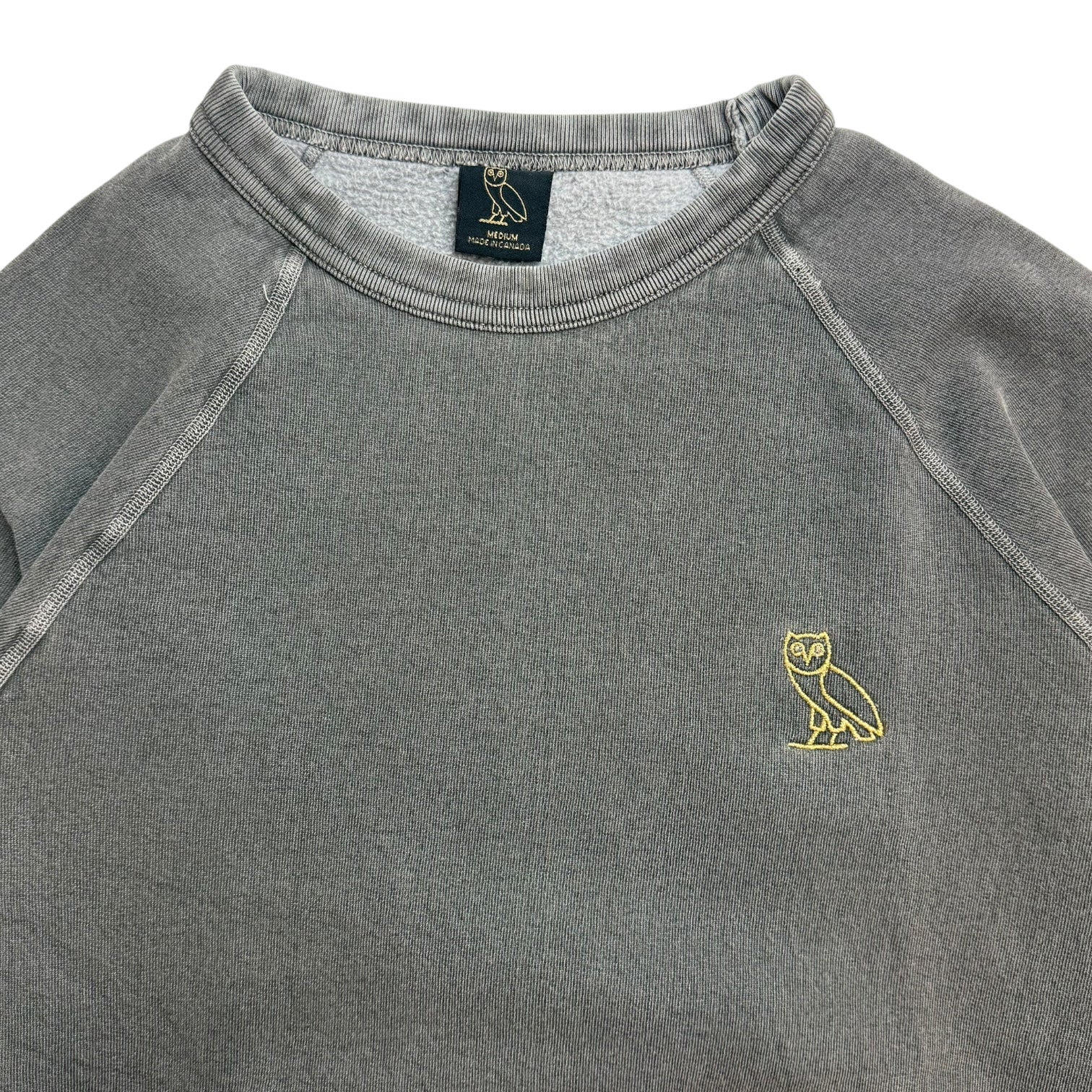 OVO Garment Dye Crewneck Grey