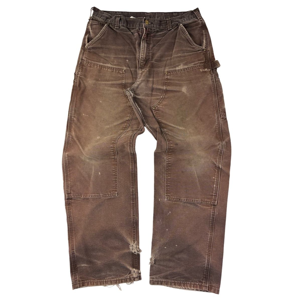 Vintage Carhartt Double Knee Carpenter Pant Washed Brown