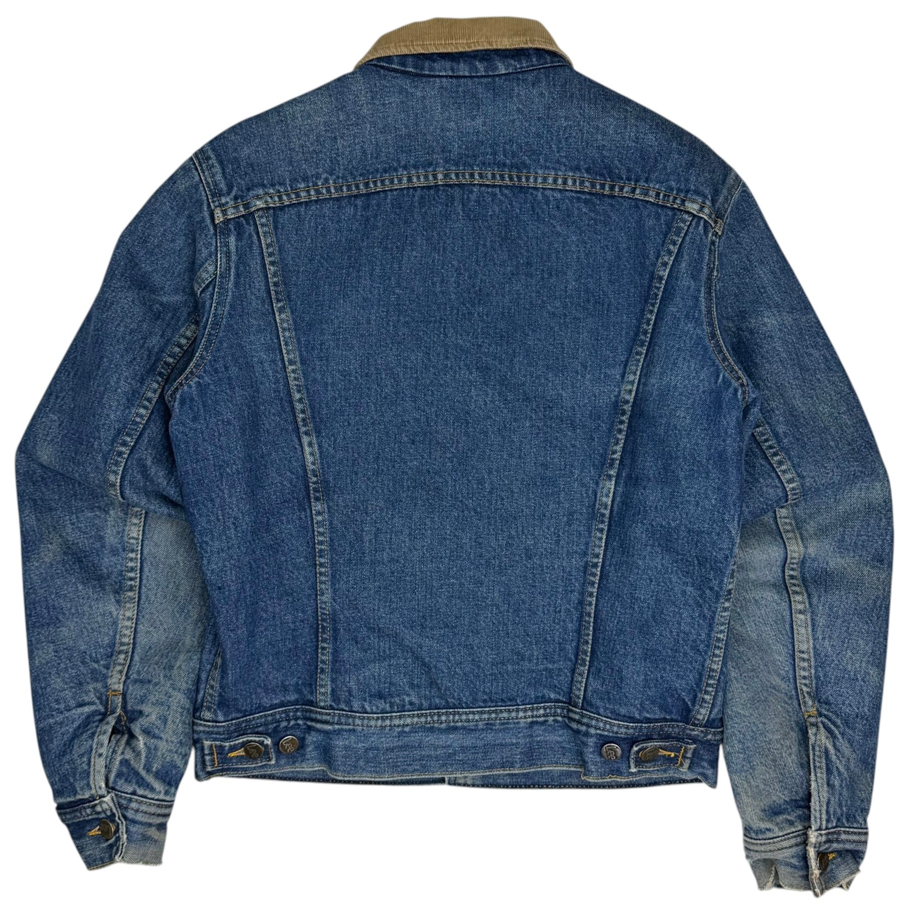 Vintage Lee Storm Rider Denim Trucker Jacket Dark Blue