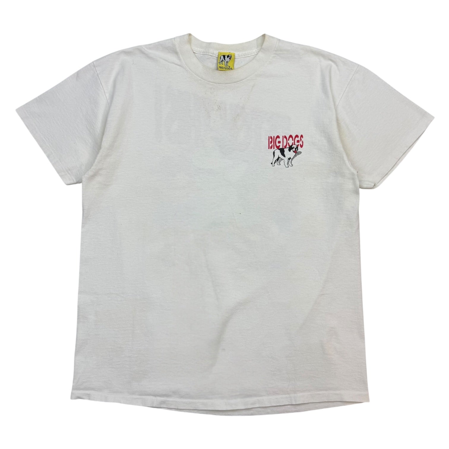 Vintage Big Dogs Fetch This T-Shirt White