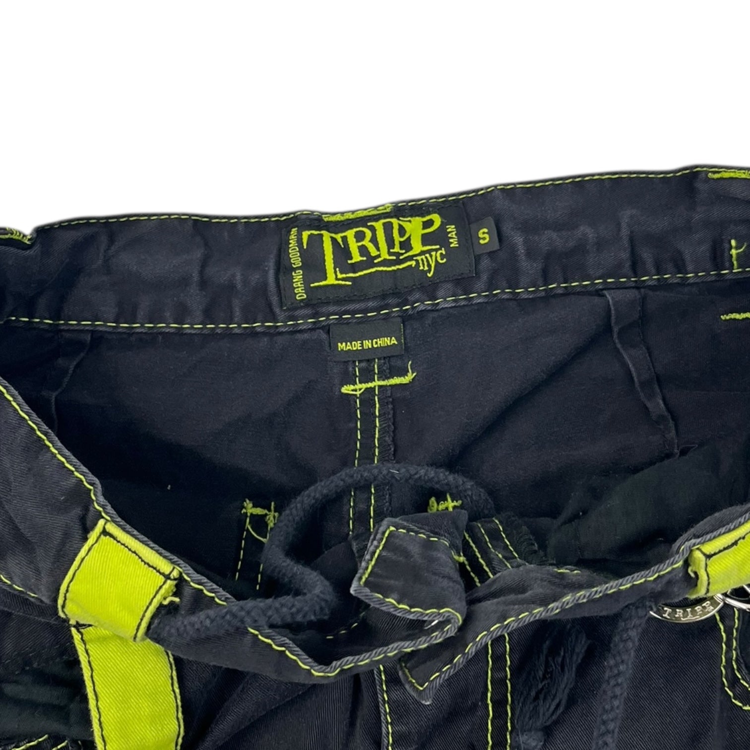 Vintage Y2K Tripp NYC Goth Rave Biohazard Baggy Pant