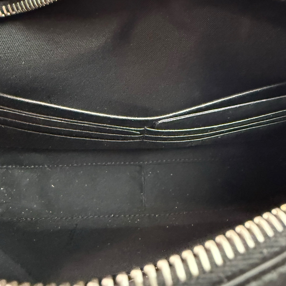 Fendi Diagonal Monogram Camera Case Black