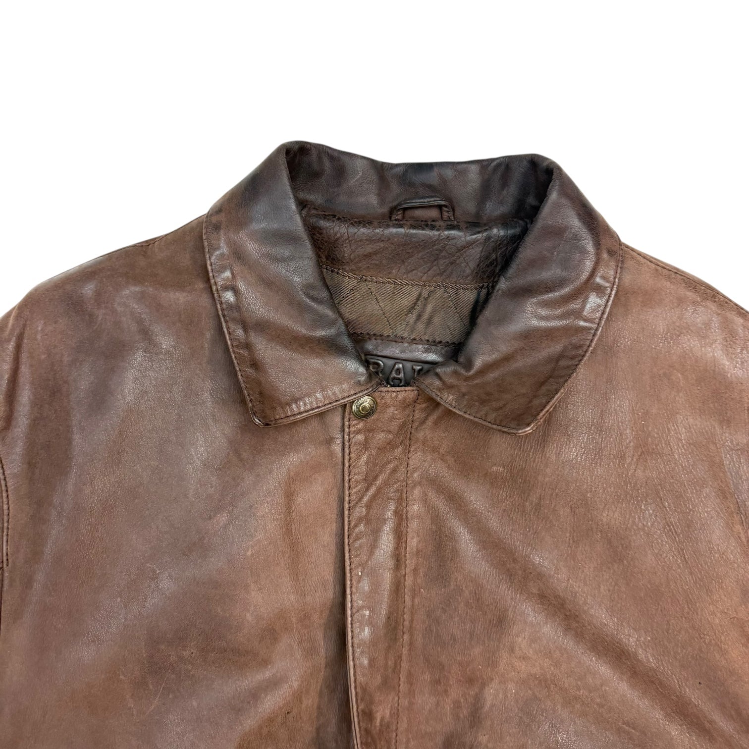 Vintage Bally Leather Jacket Brown