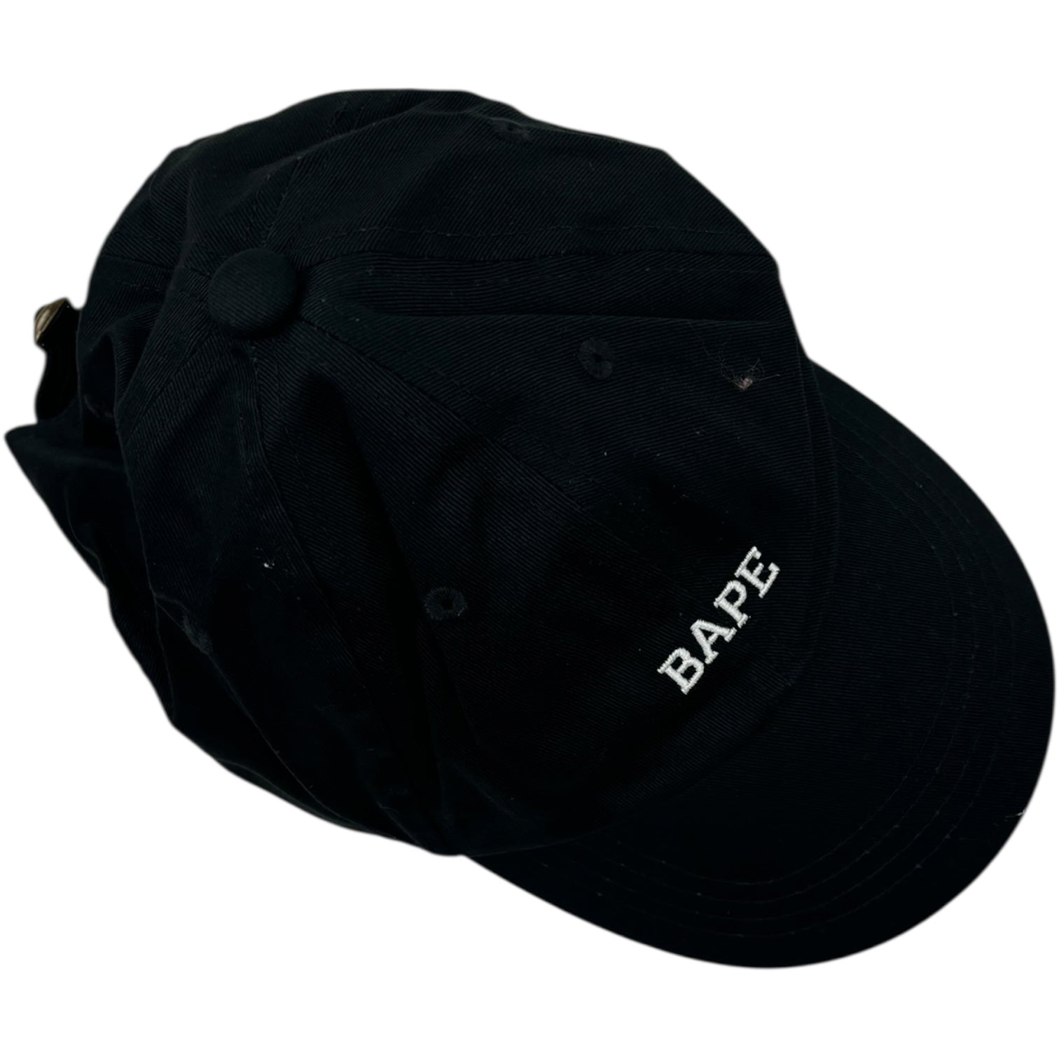 BAPE SS19 Premium Summer Bag StrapBack Hat Black