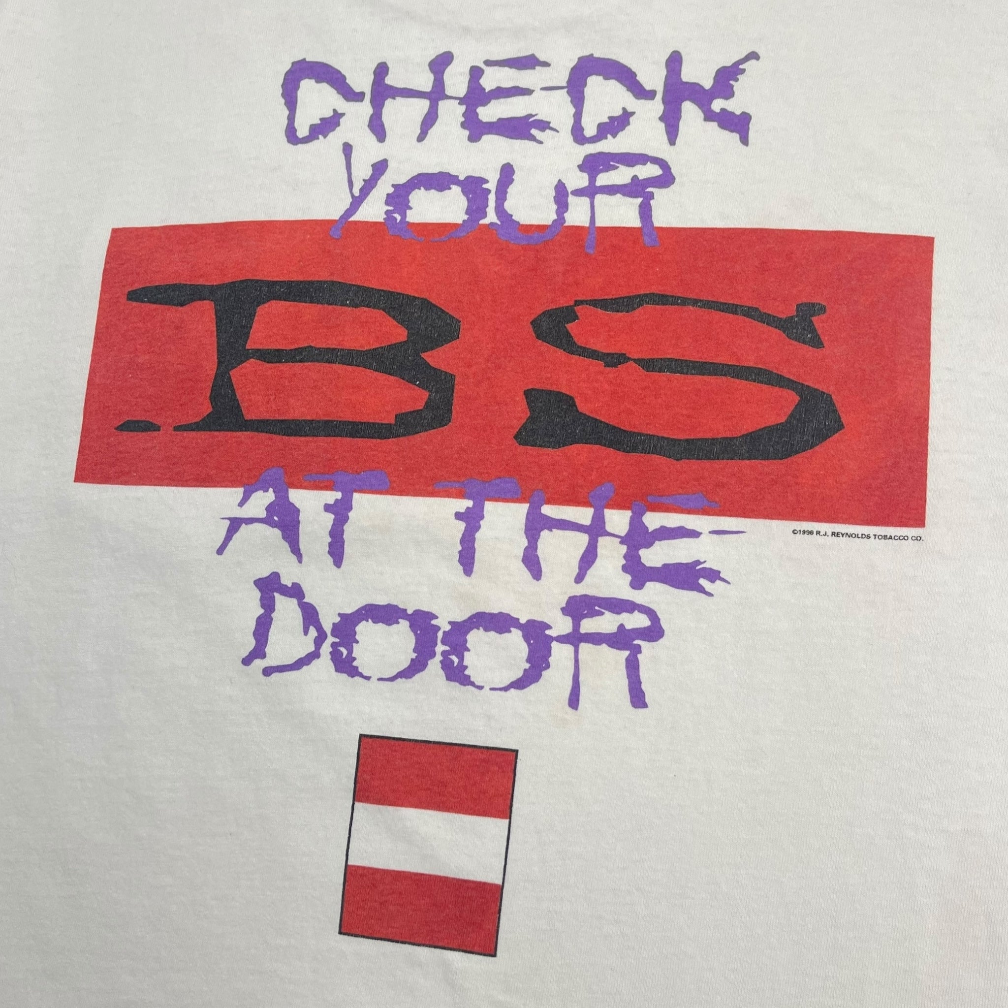 Vintage "Check Your BS" Pocket T-Shirt