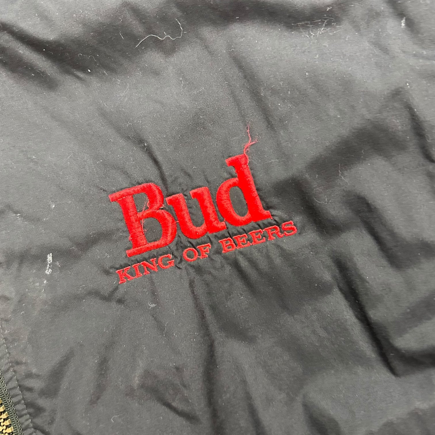 Vintage Stormtech ‘Bud King Of Beers’ Jacket Black