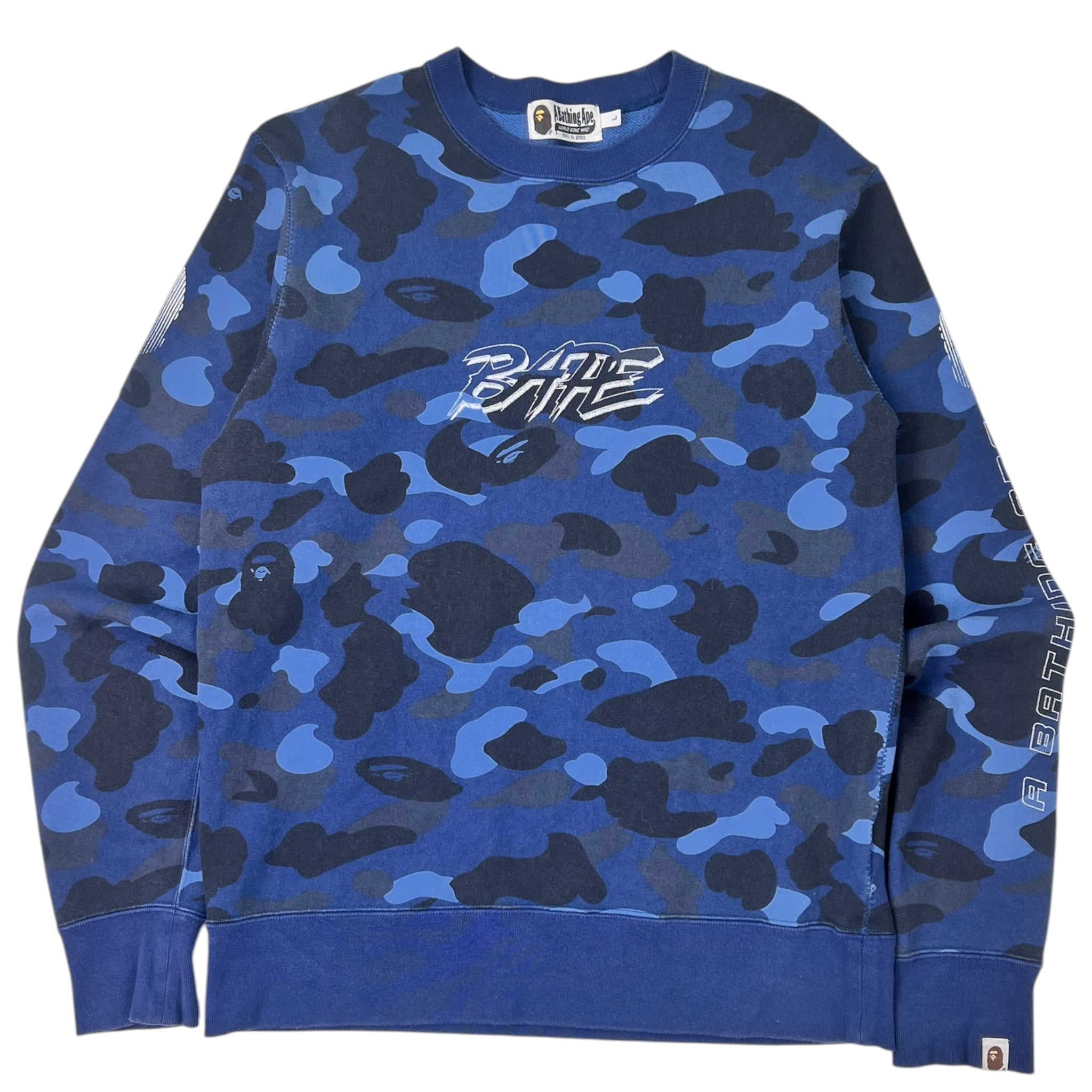 Bape A Bathing Ape Color Camo Crewneck