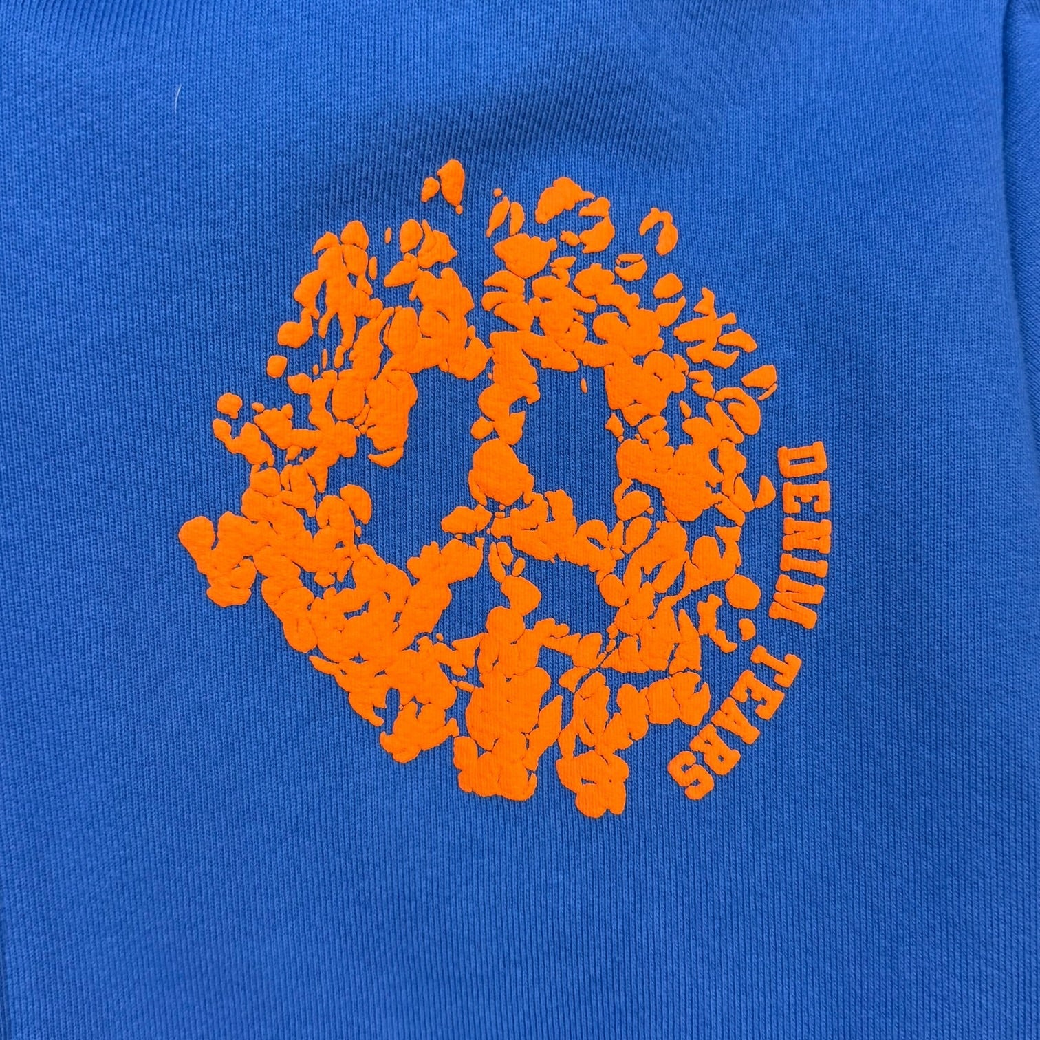 Denim Tears Denim University Zip Up Hoodie Blue