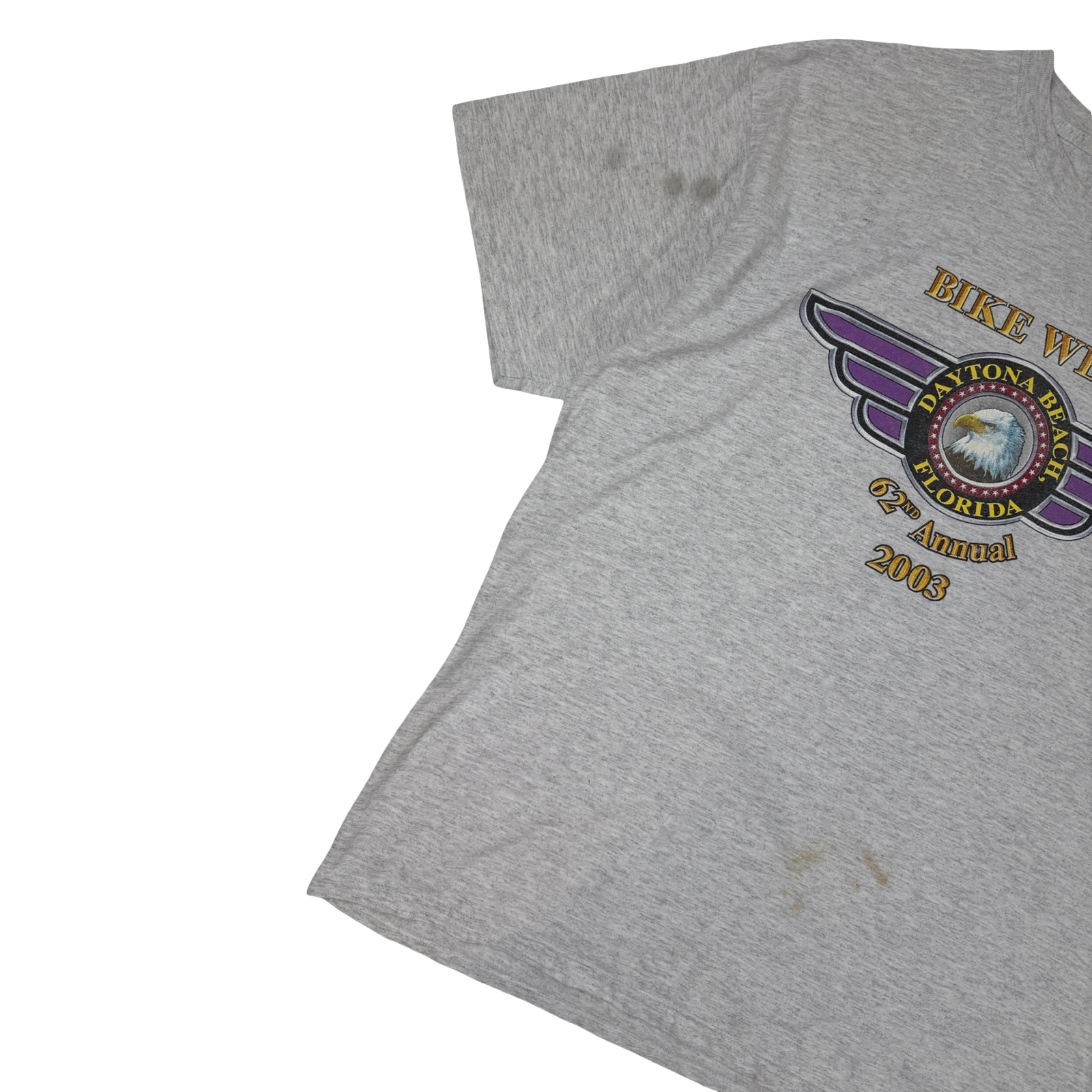 Vintage Daytona Beach Bike Week 2003 T-Shirt Black