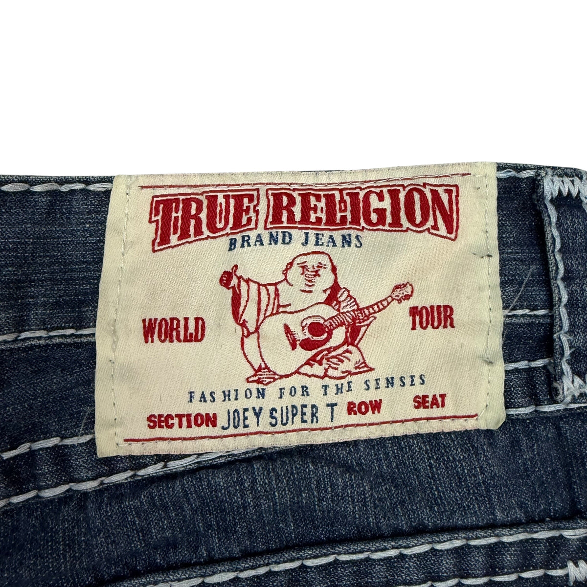Vintage True Religion Joey Super T Flared Jeans Blue
