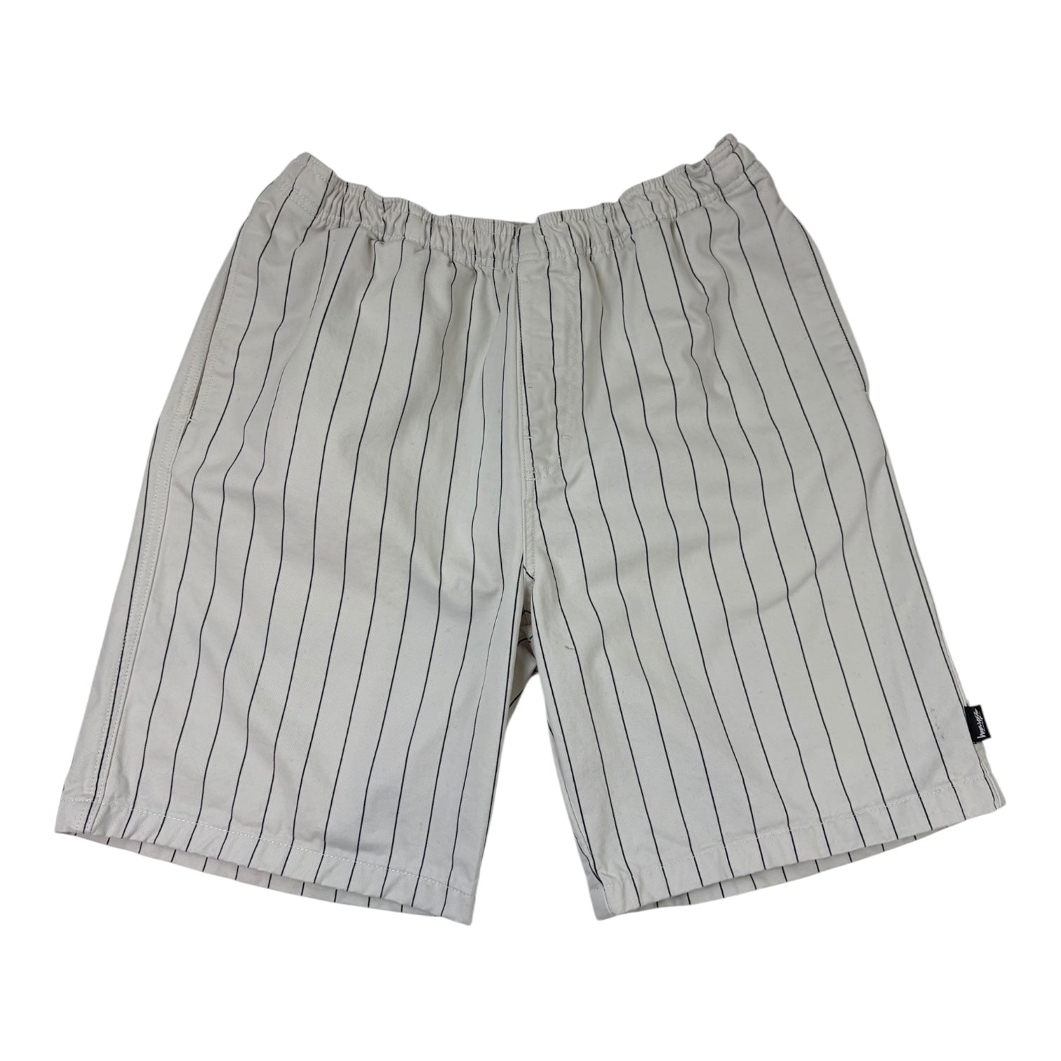 Stussy Pinstripe Beach Short White
