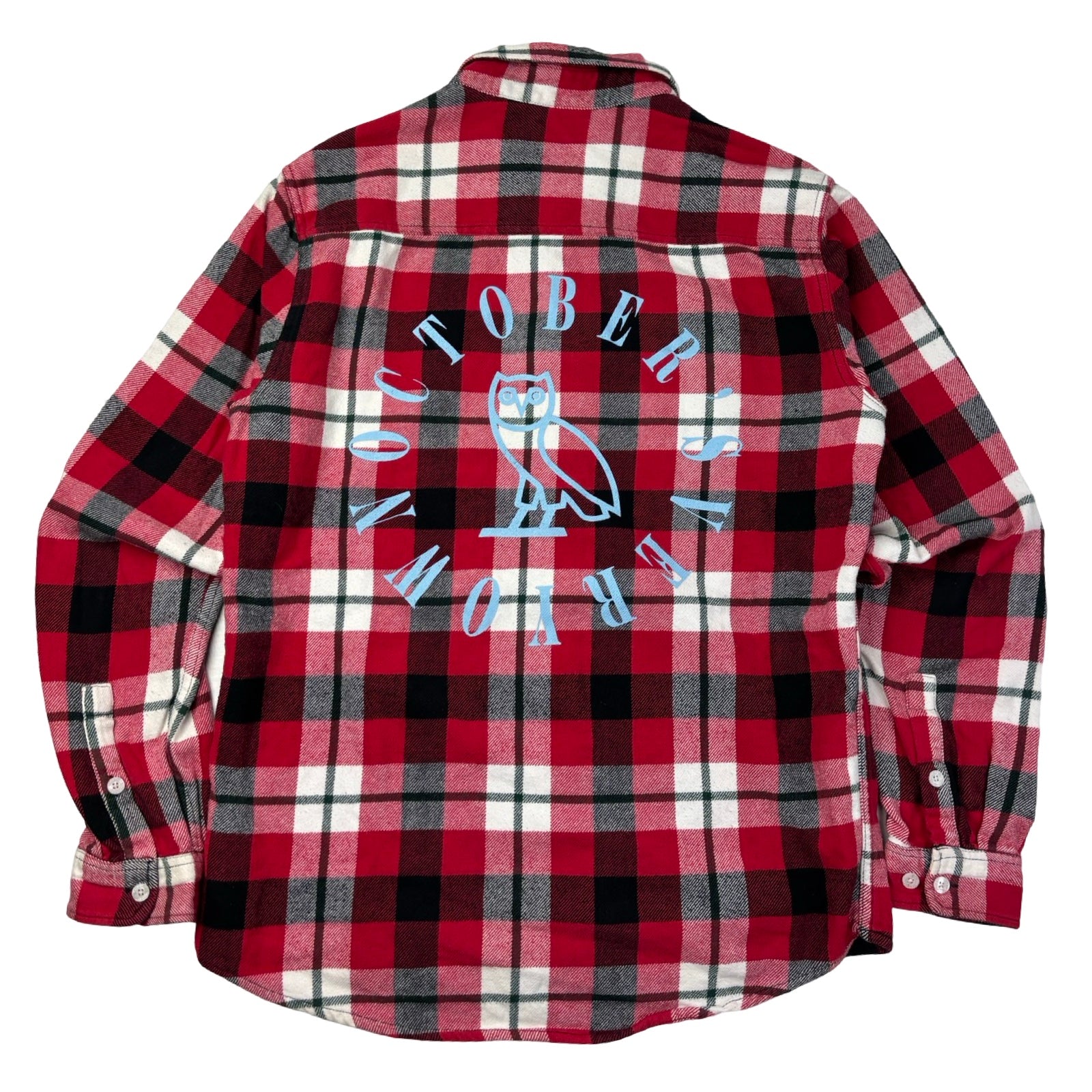 OVO Plaid Flannel Red/White