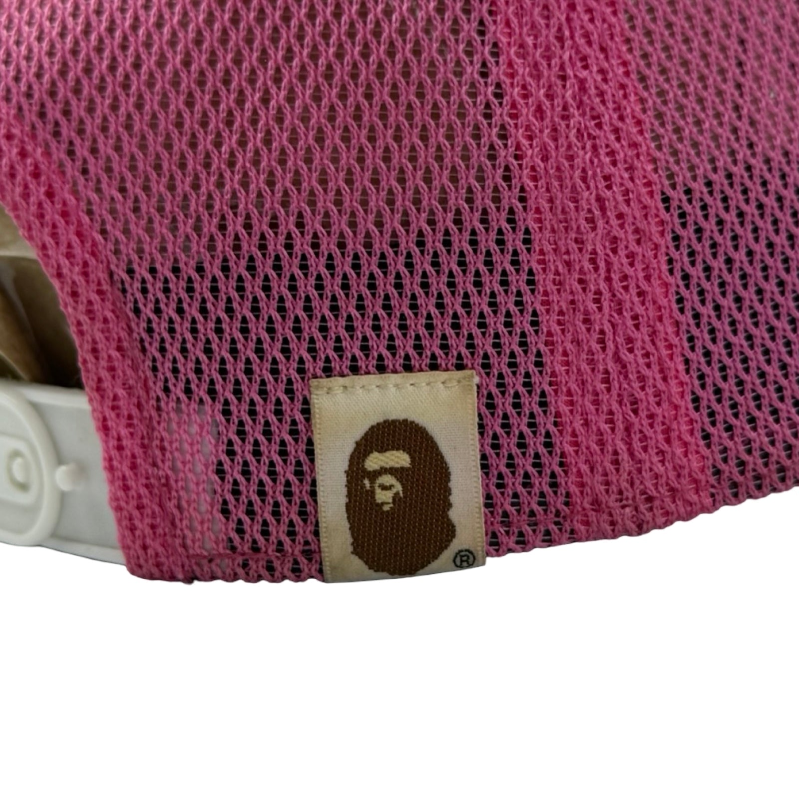 BAPE x Stüssy Trucker Cap Pink