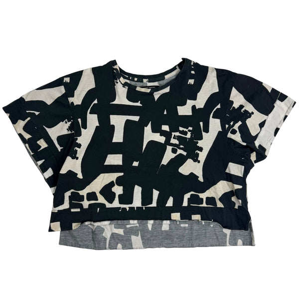 (W) Isabel Marant All Over Print Tee Black/White