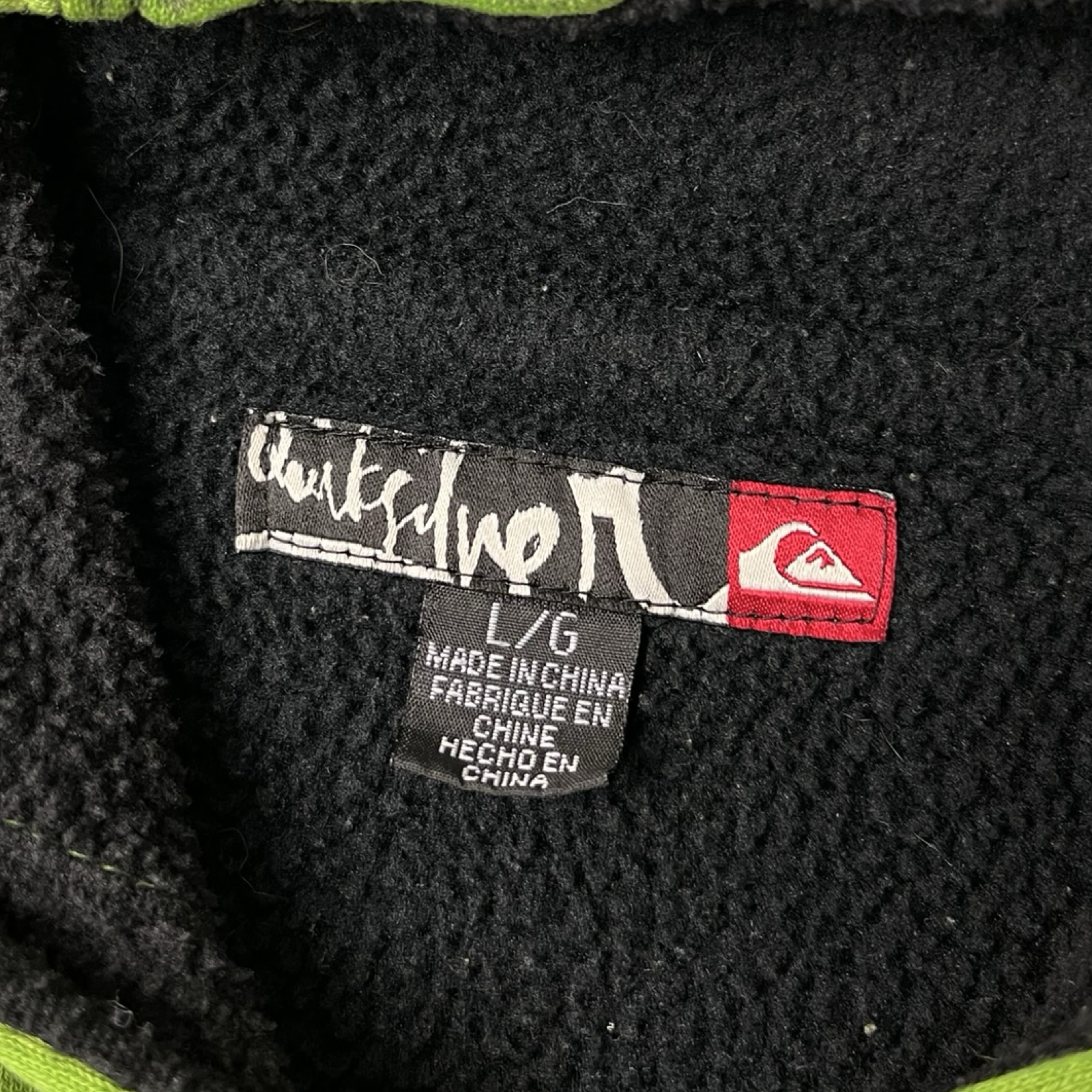 Vintage Y2K Quiksilver Striped Lined Hoodie