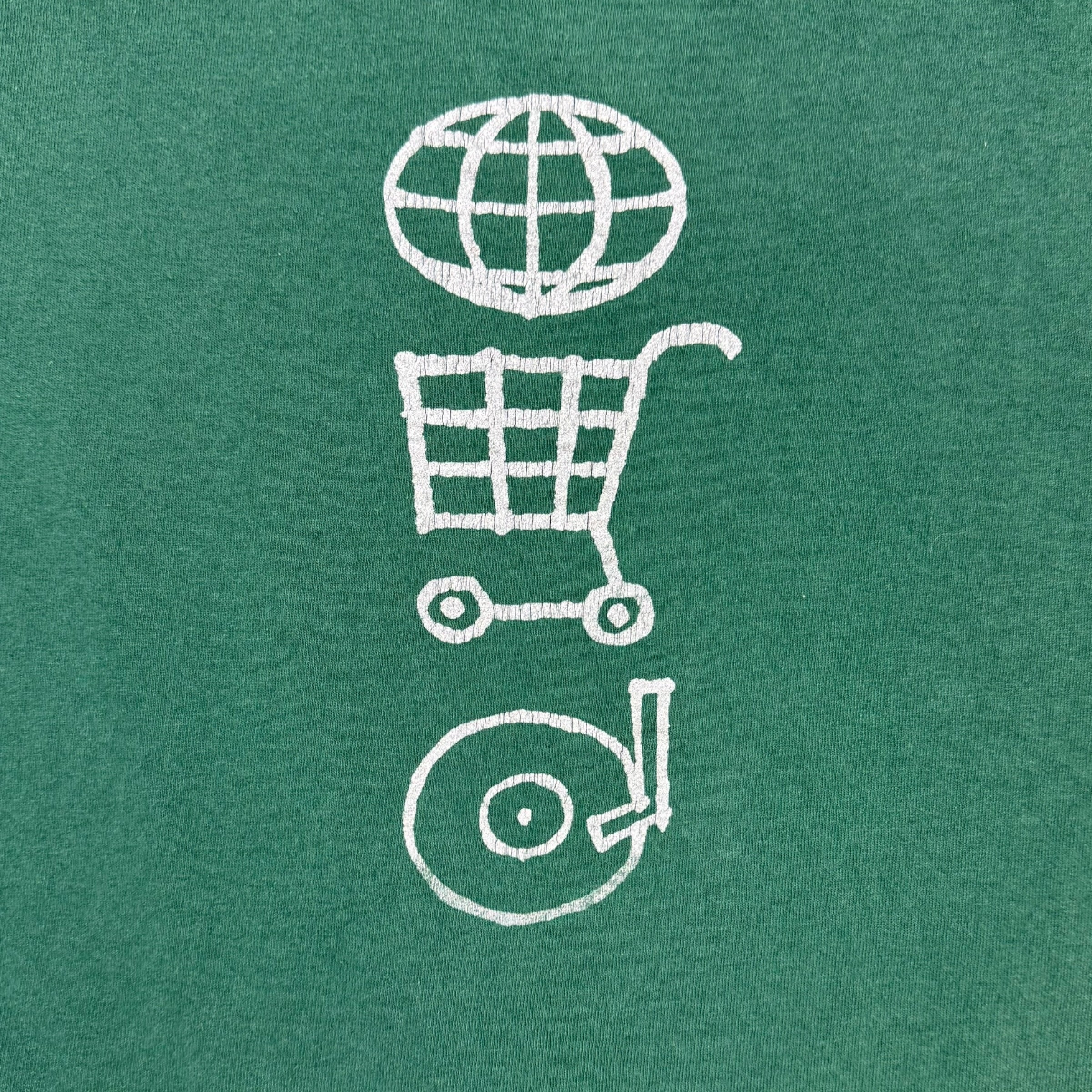 1997 U2 Pop Mart Tour Tee Green