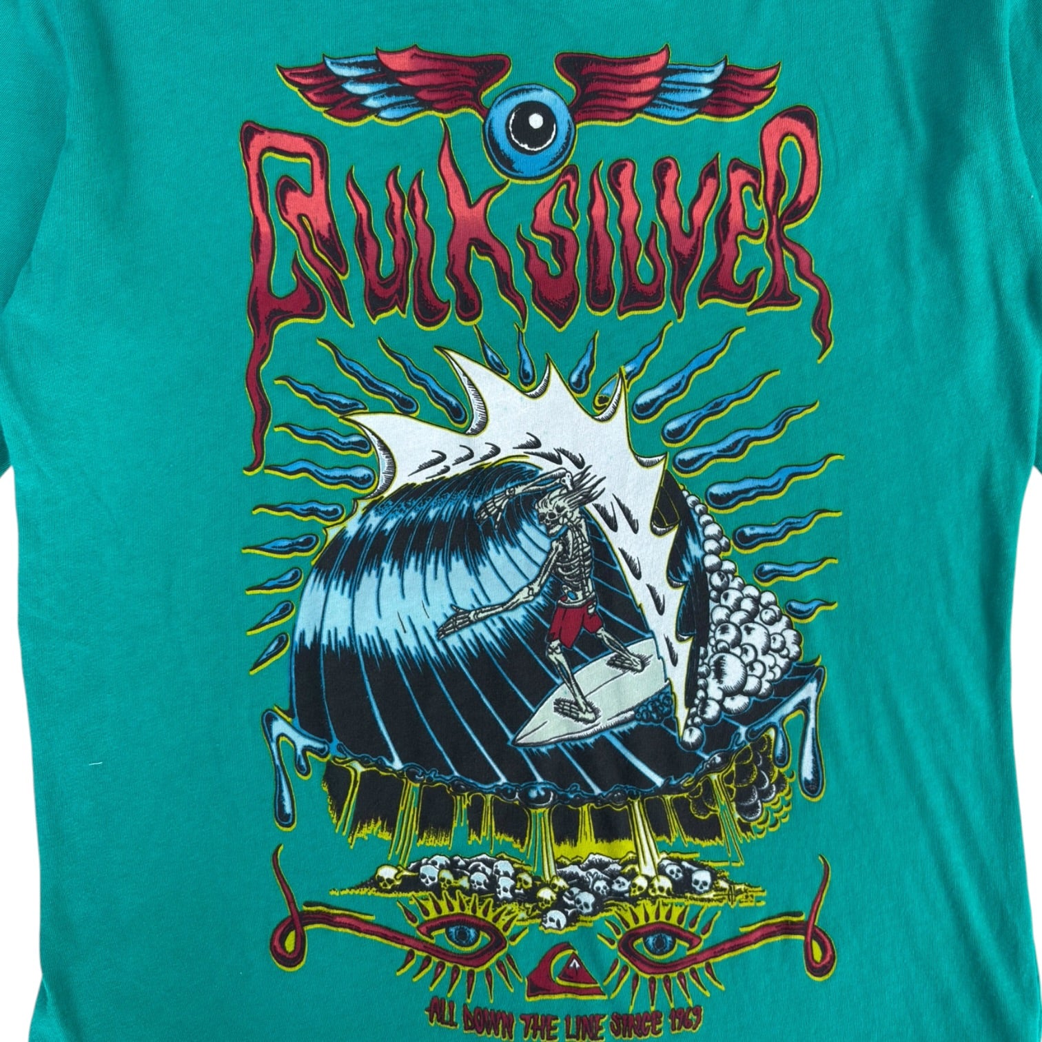 (W) Quiksilver Surf Tee Teal