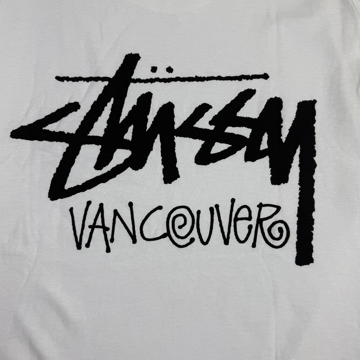 Stussy Vancouver Chapter L/S Tee White
