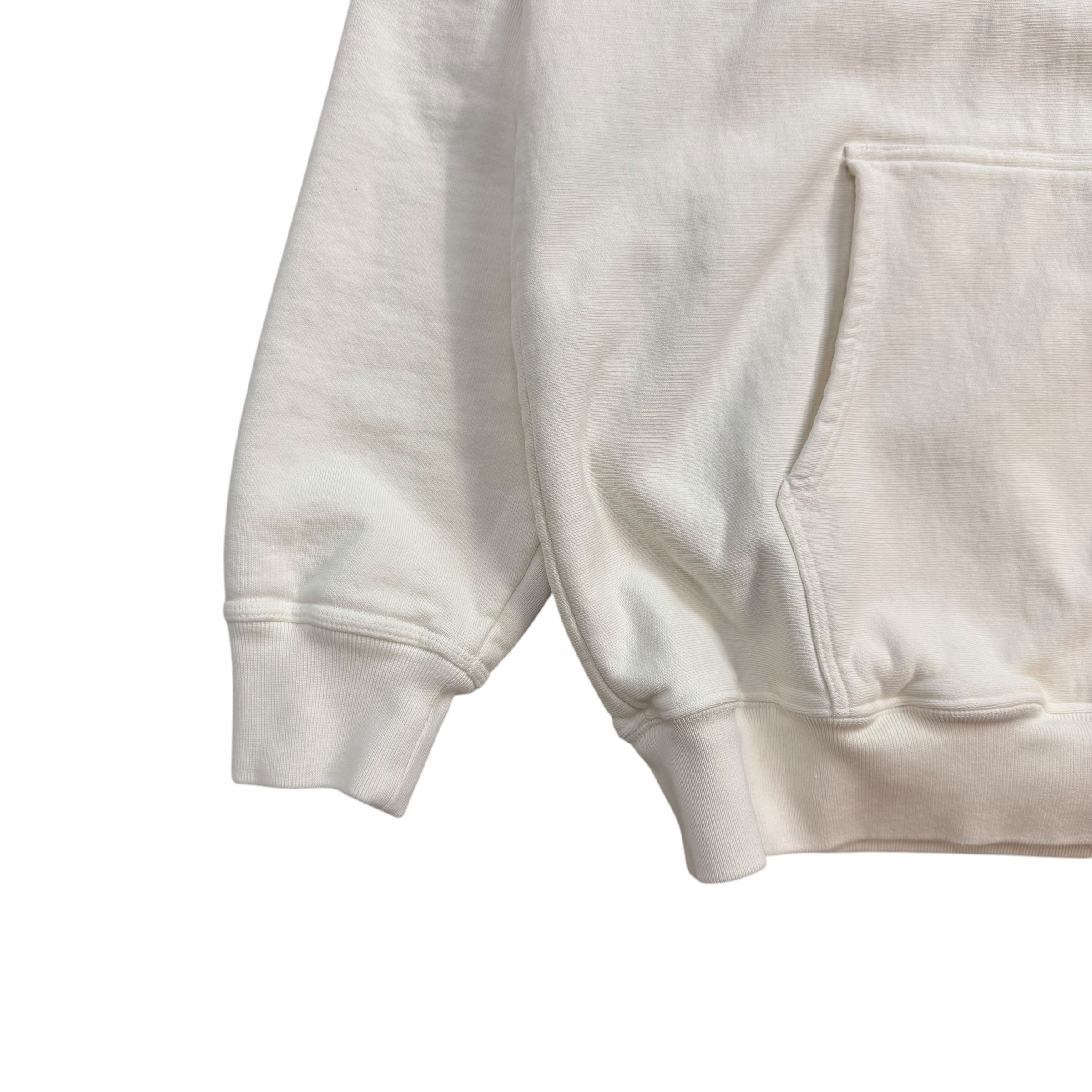 Stussy Smooth Stock Hoodie Pigment Dyed White