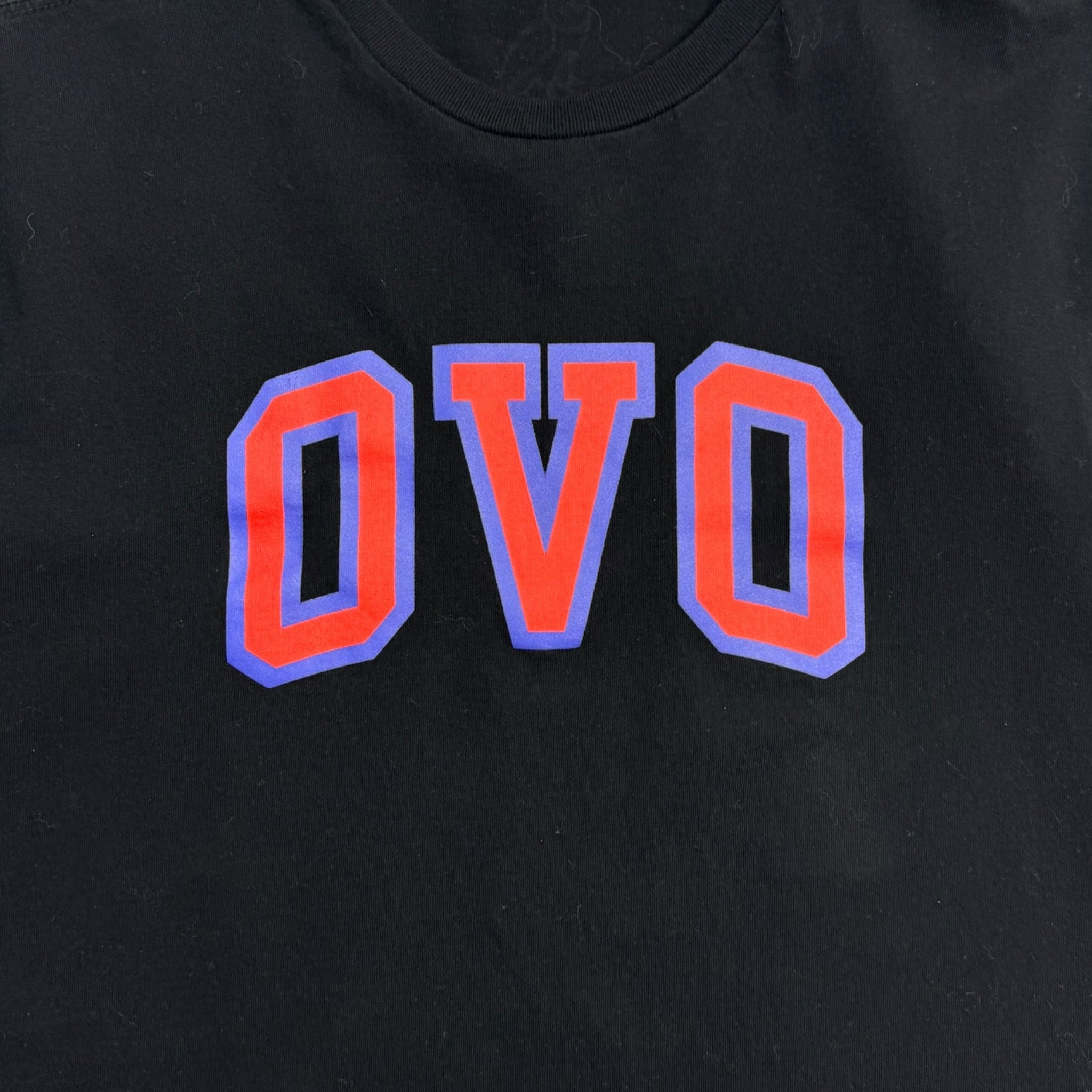 OVO Collegiate Logo Tee Black