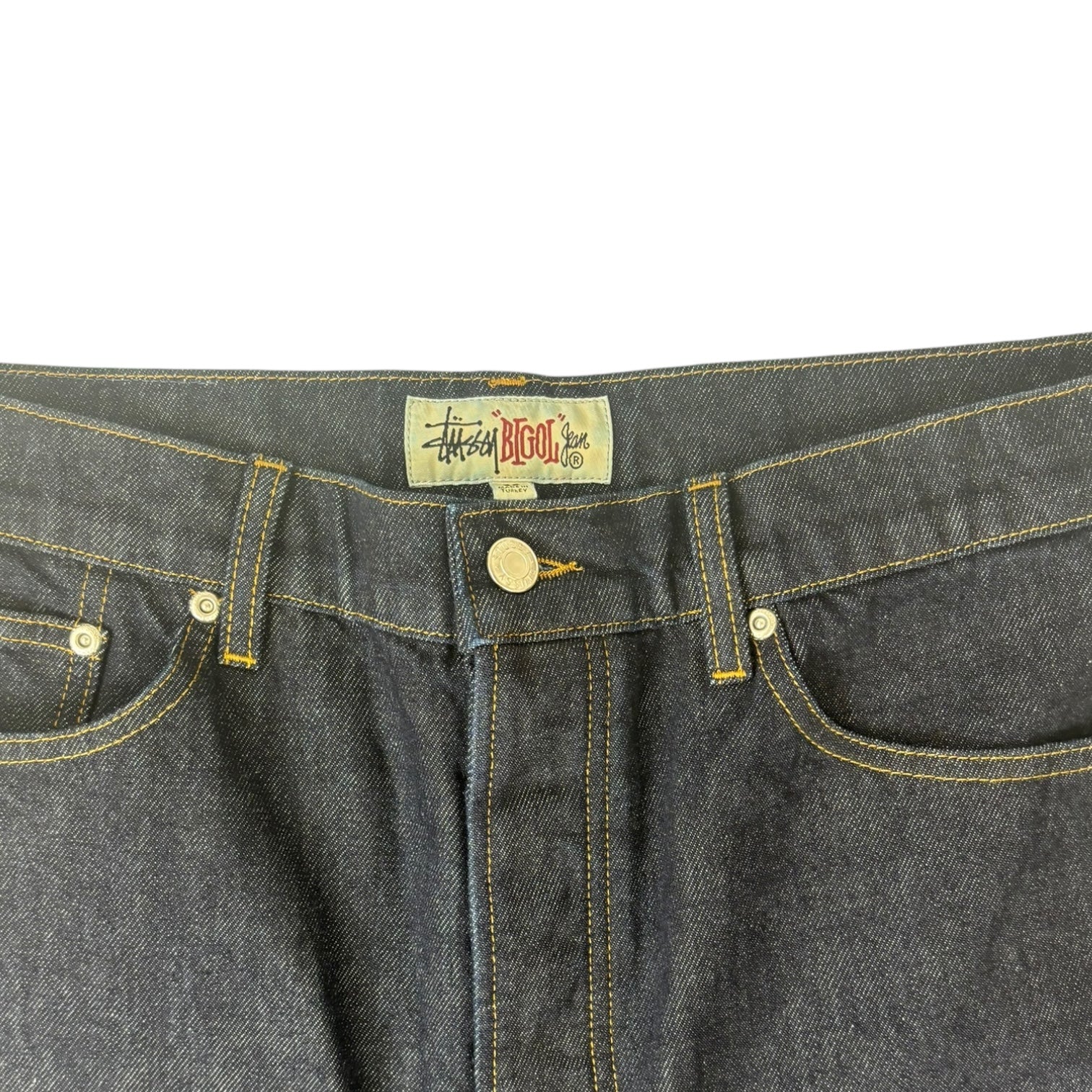 Stussy Big Ol’ Jeans Denim Shorts Washed Indigo