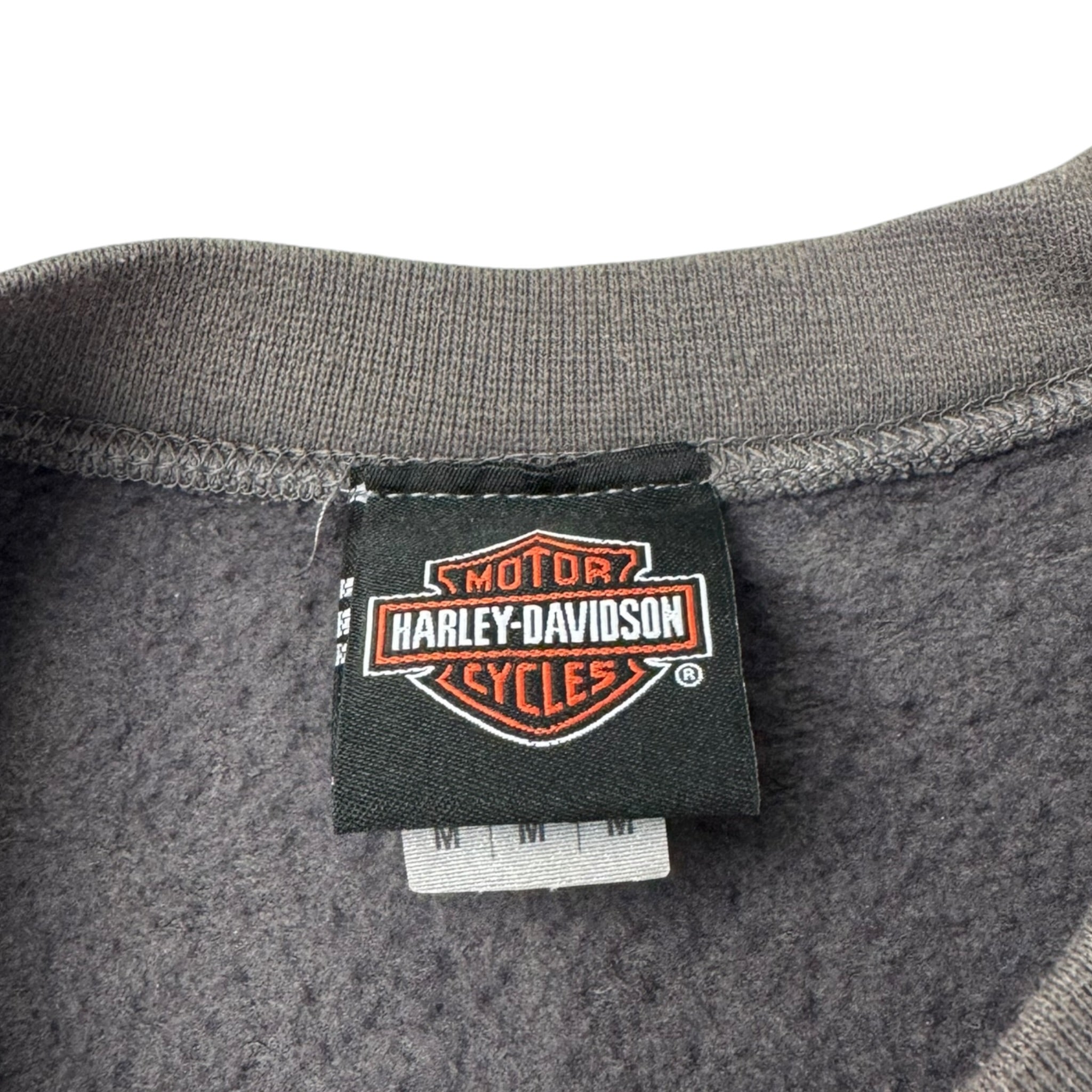 Harley Davidson Calgary Alberta Crewneck Grey