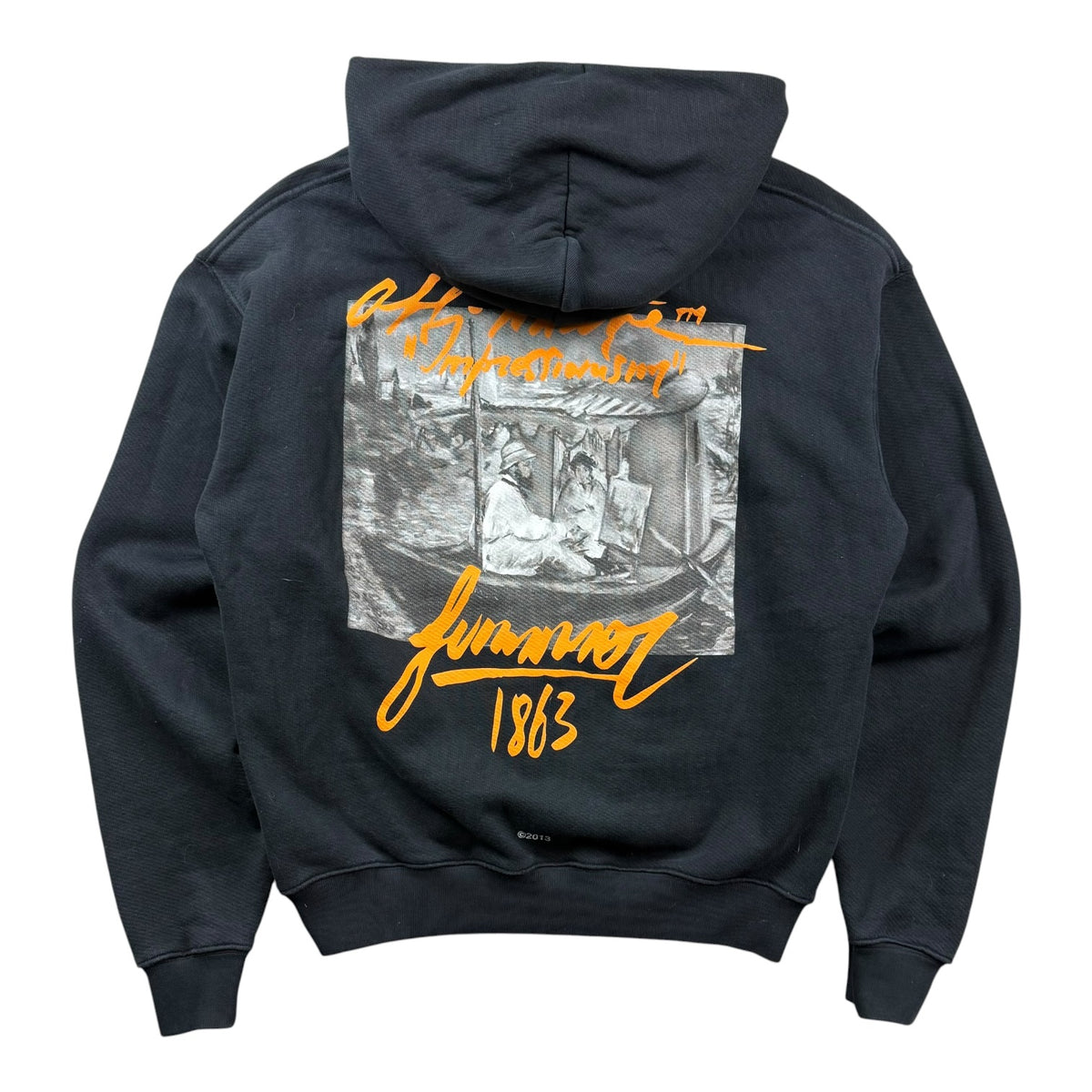 Off-White Impressionism Hoodie Black