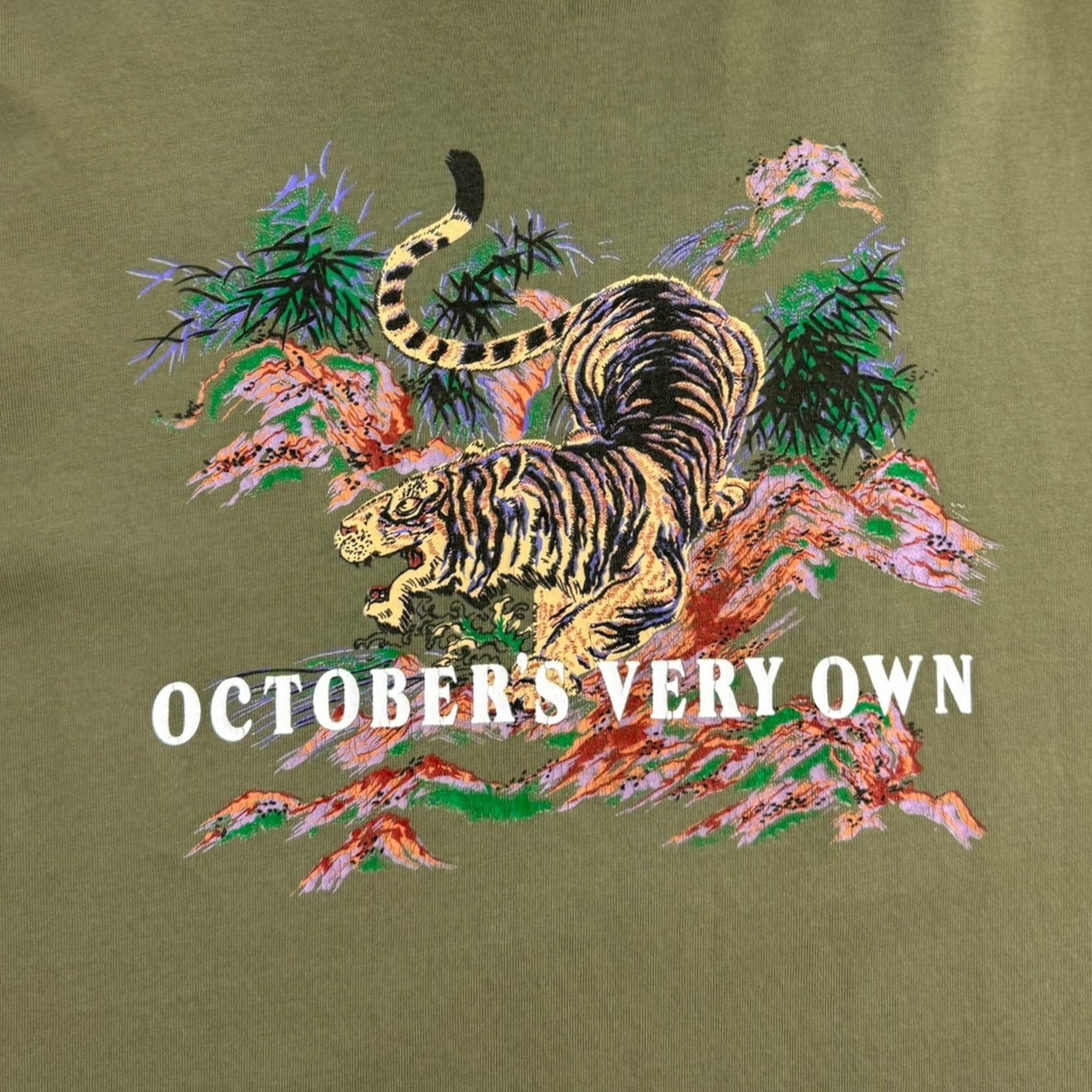 OVO X Avanti Tiger Tee Green