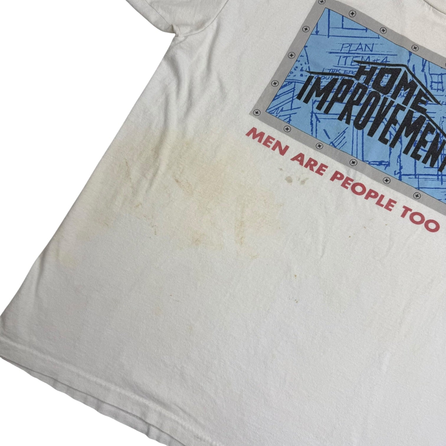 Vintage Stanley Desantis Home Improvement ‘Men Are People Too’ Tee White