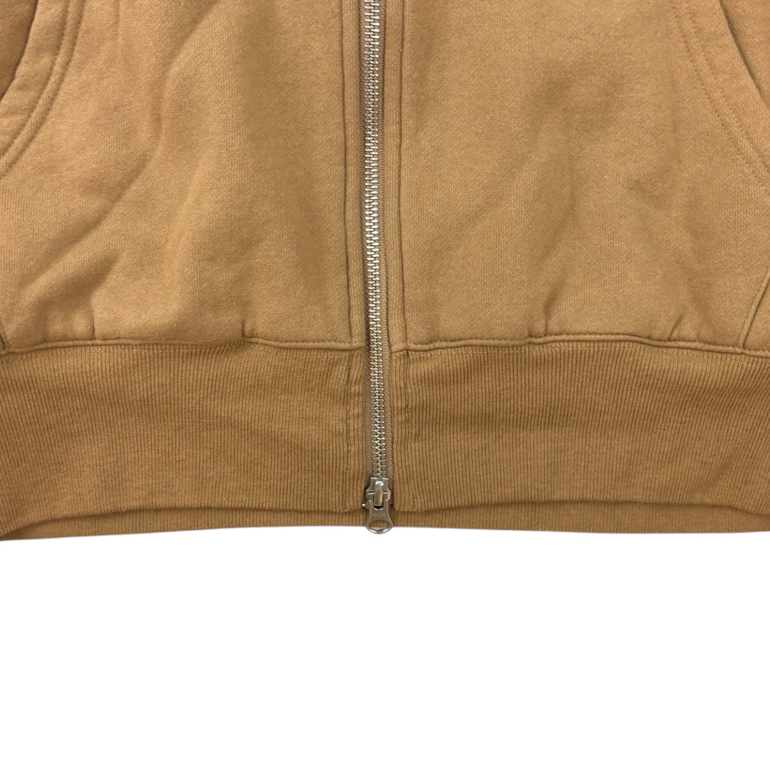 Stussy Thermal Zip-Up Hoodie Brown