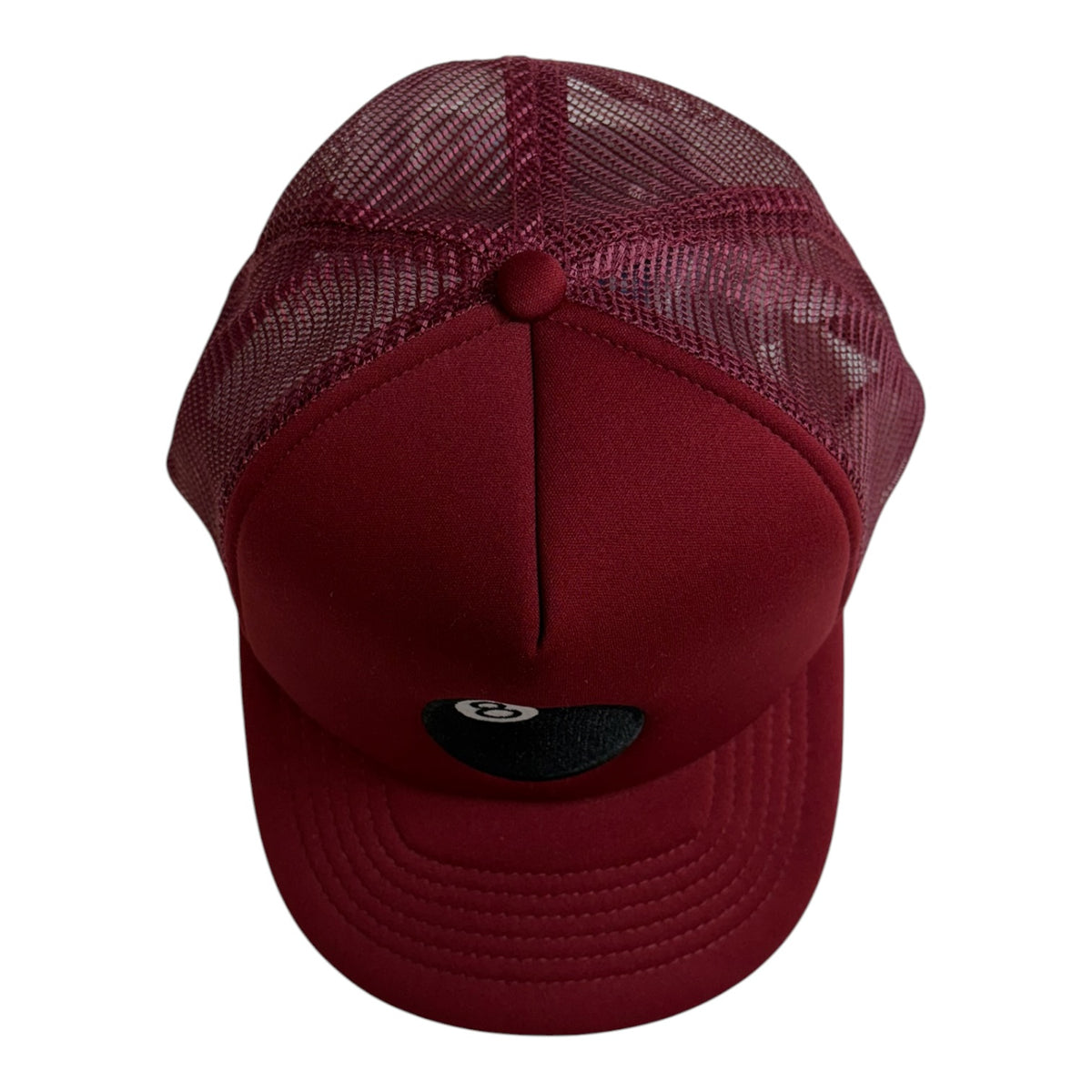 Stussy 8ball Trucker Snapback Red