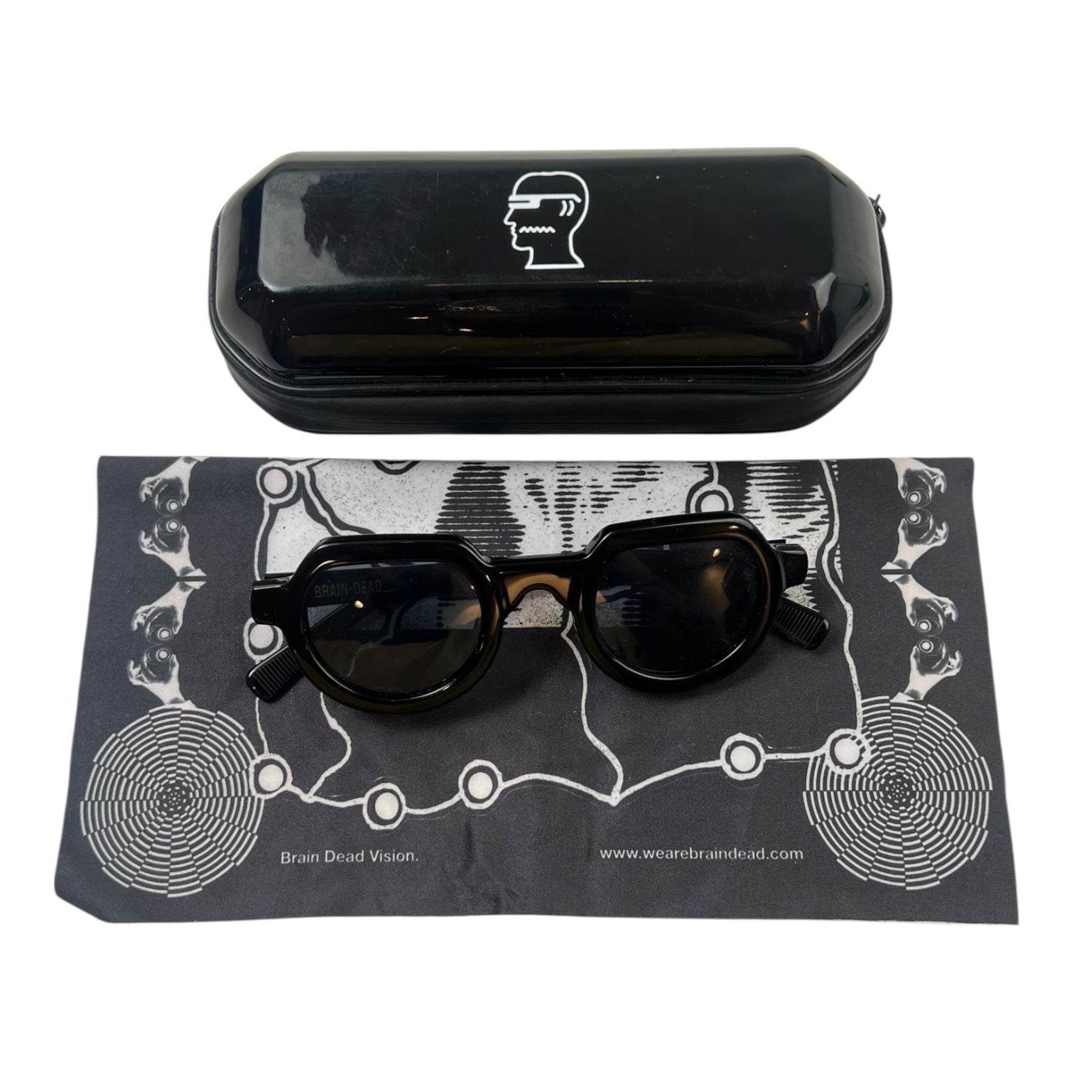 Brain Dead Tani Post Modern Sunglasses Black