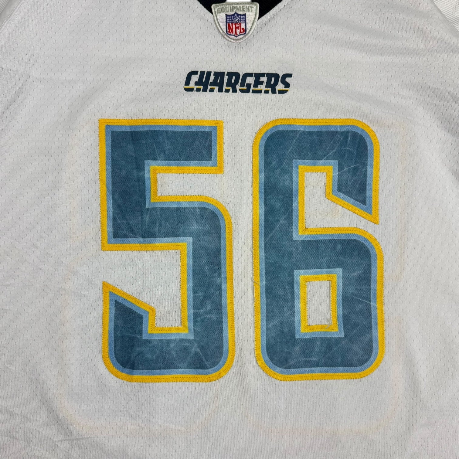 Vintage Reebok Los Angeles Chargers Shawne Merriman Away Jersey White
