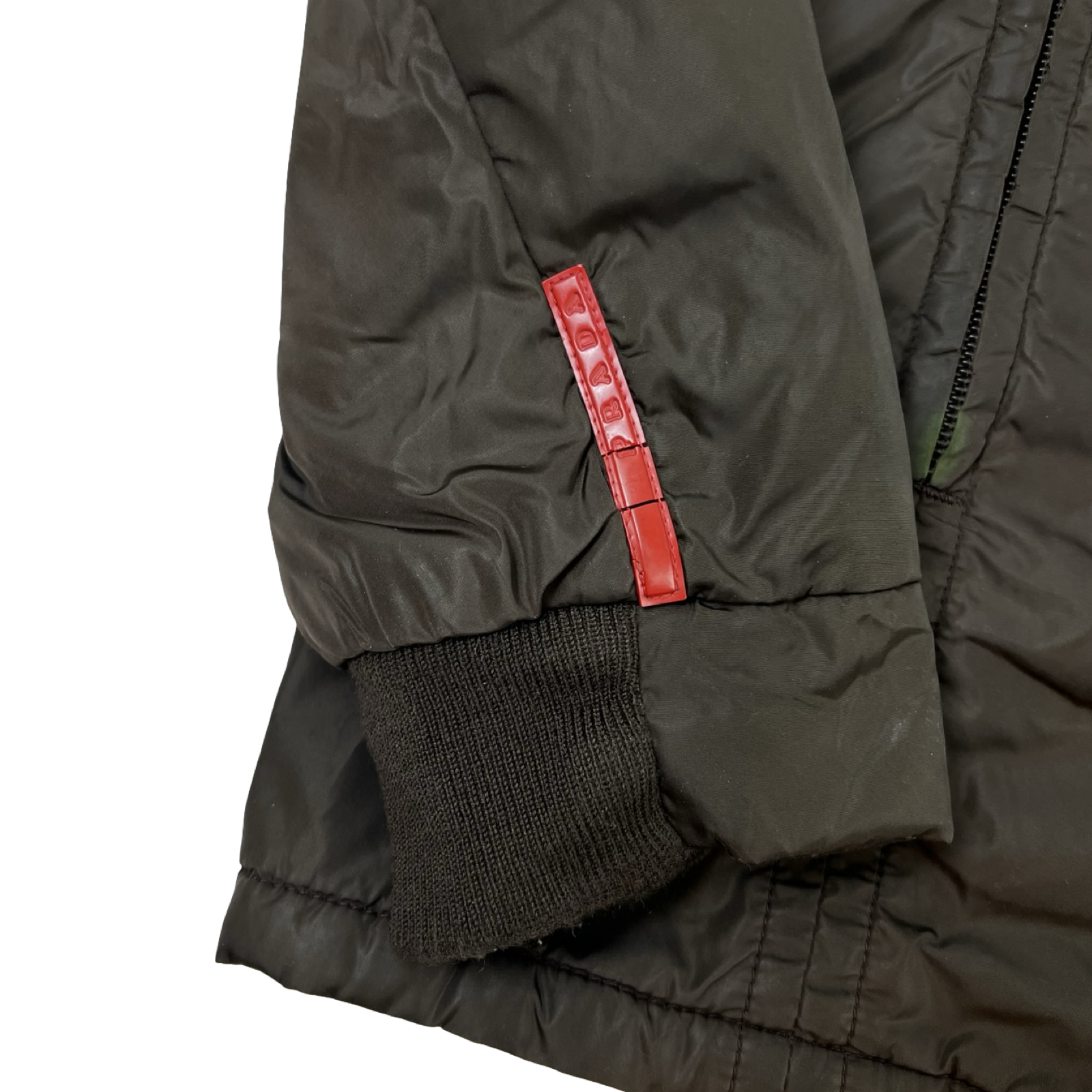 Vintage Prada Packable Nylon Hooded Jacket
