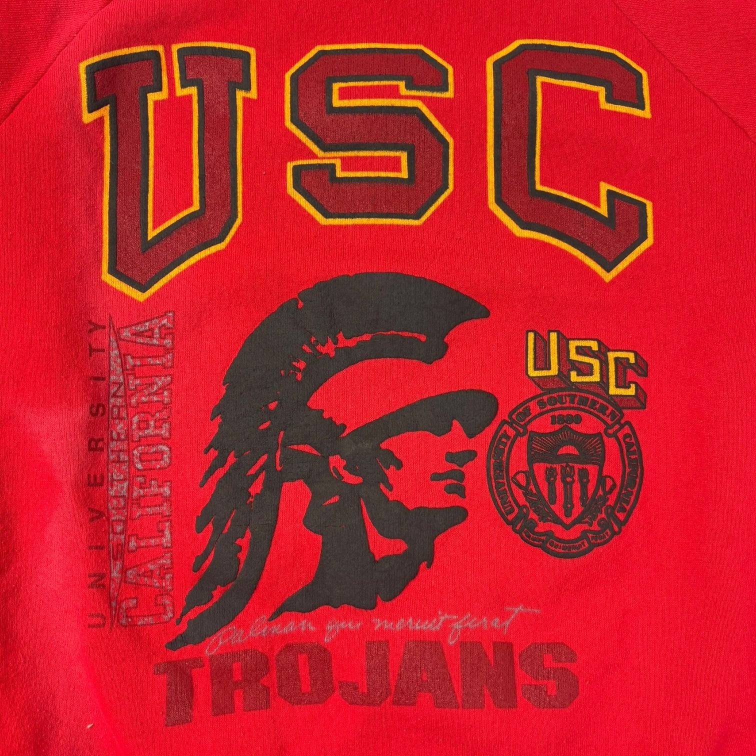 1990 Southern California Trojans USC Crewneck