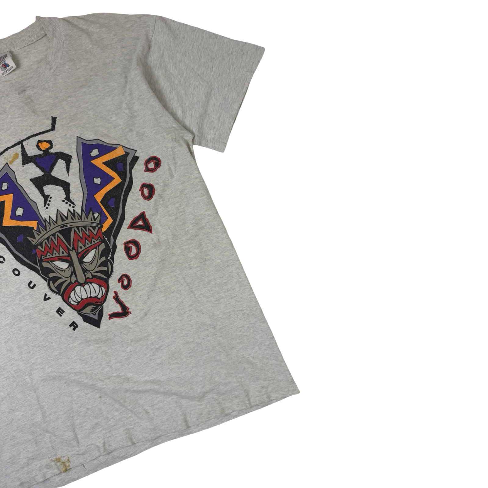 Vintage 1990s Vancouver VooDoo T-Shirt Grey