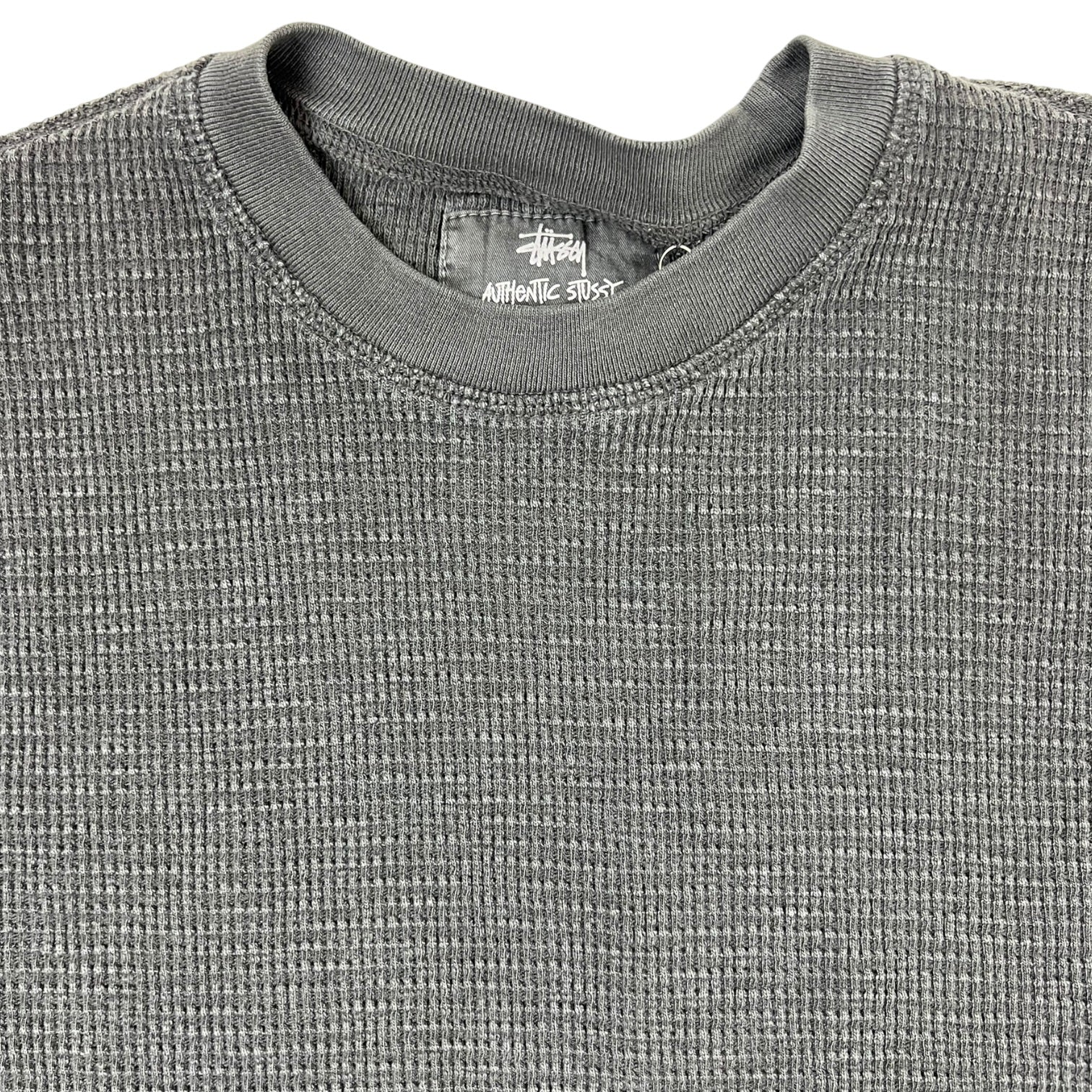 Stussy Short Sleeve Thermal T-Shirt Grey