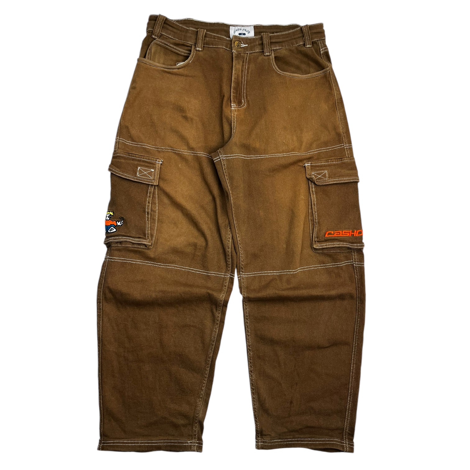 Cash Only Aleka Cargo Jeans Brown