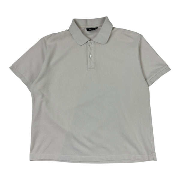 Stussy Pique Polo T-Shirt Bone