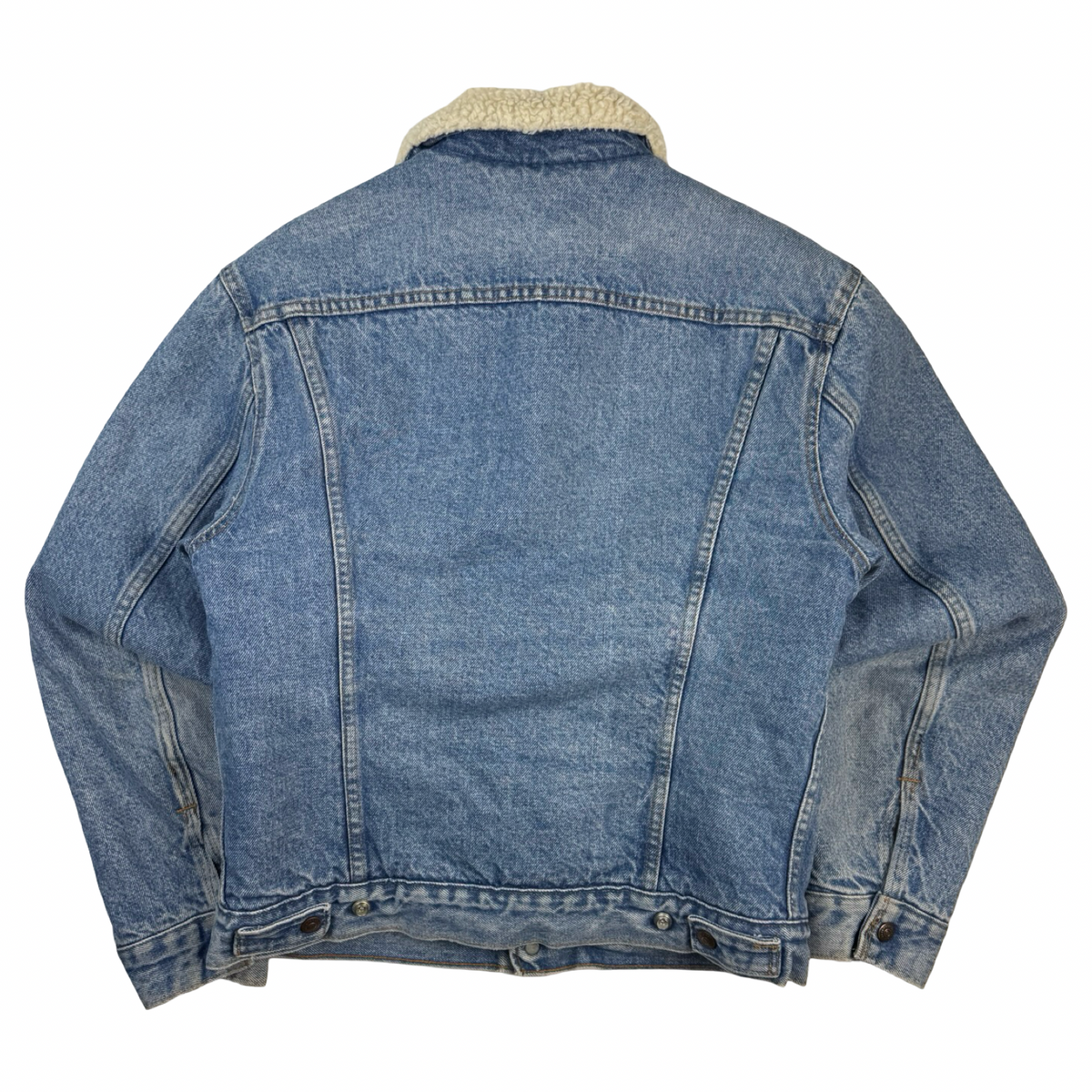 Vintage ‘70s Levi's Orange Tab Denim Sherpa Denim Jacket