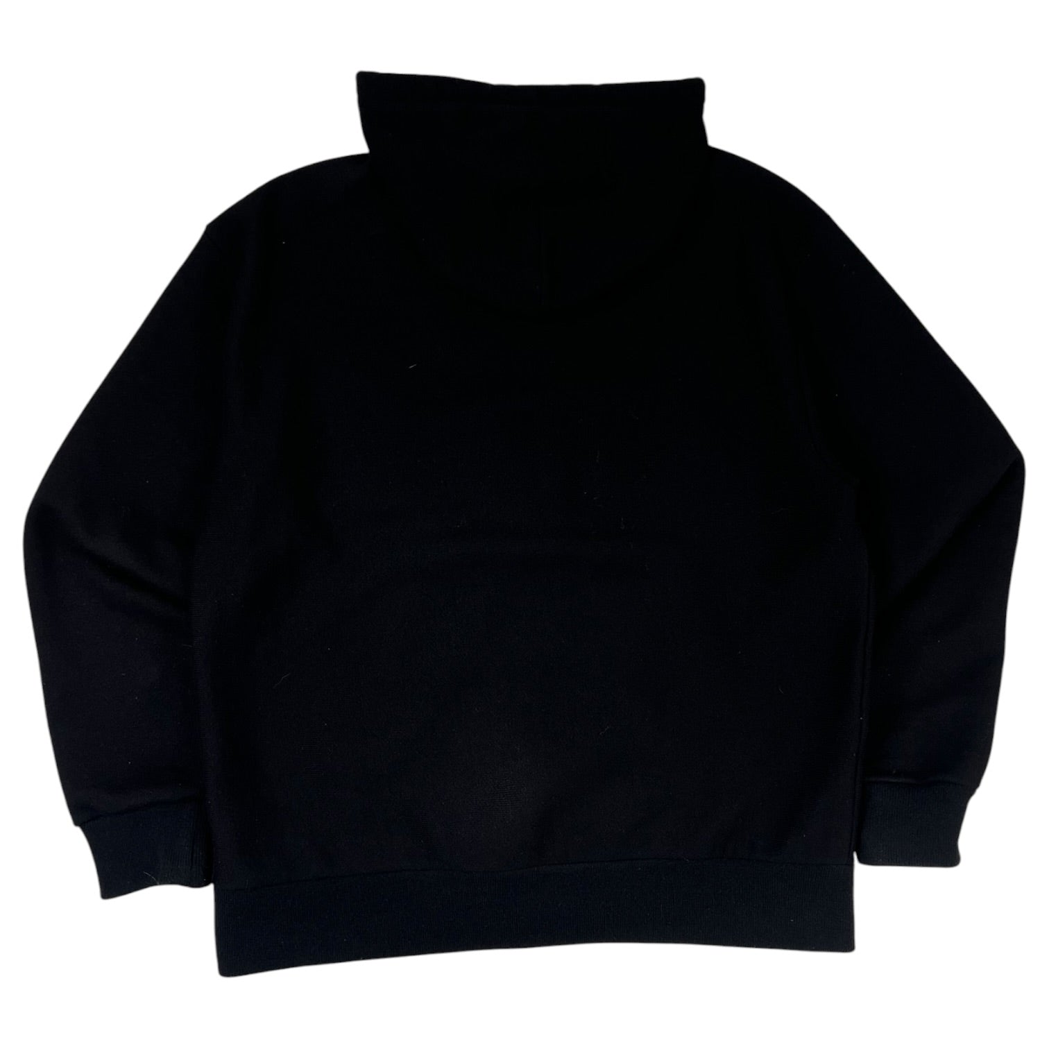 Stussy Patch Zip Knit Hoodie Black