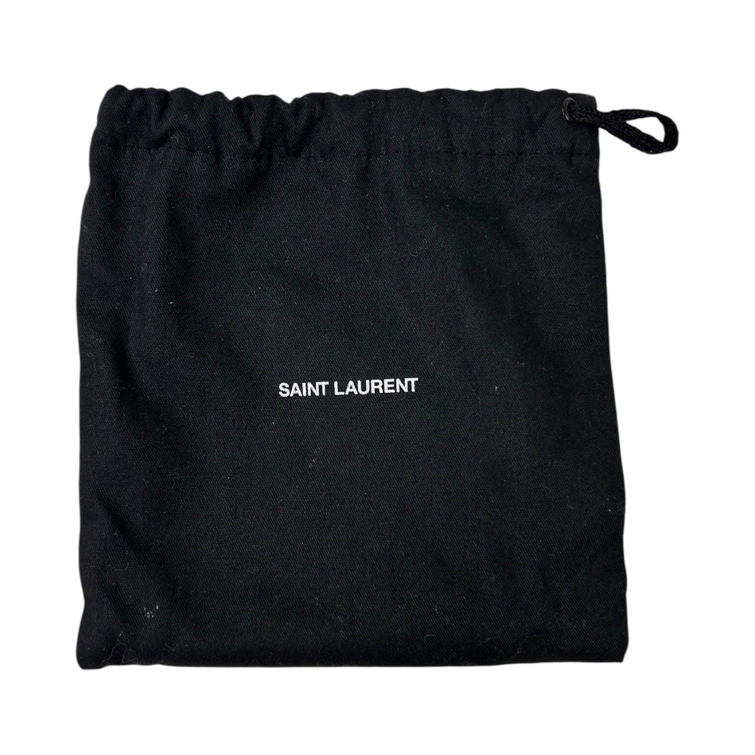 Yves Saint Laurent Leather Card Holder Black