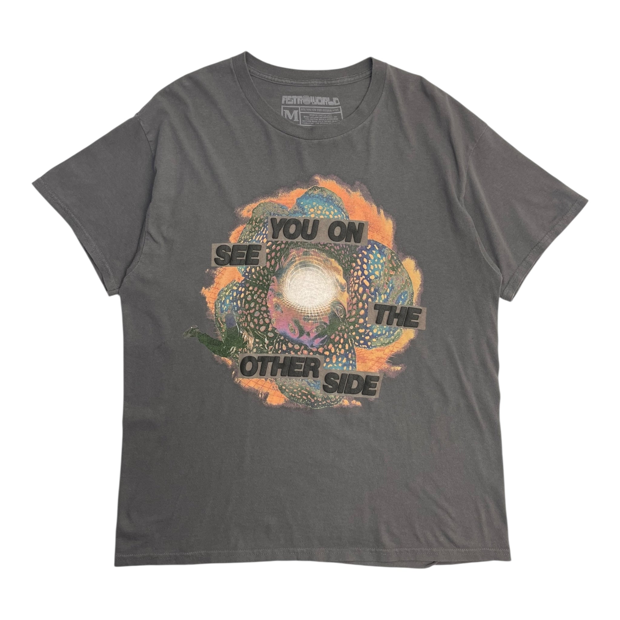 2021 Travis Scott Astroworld ‘See you on the other side’ T-Shirt Grey