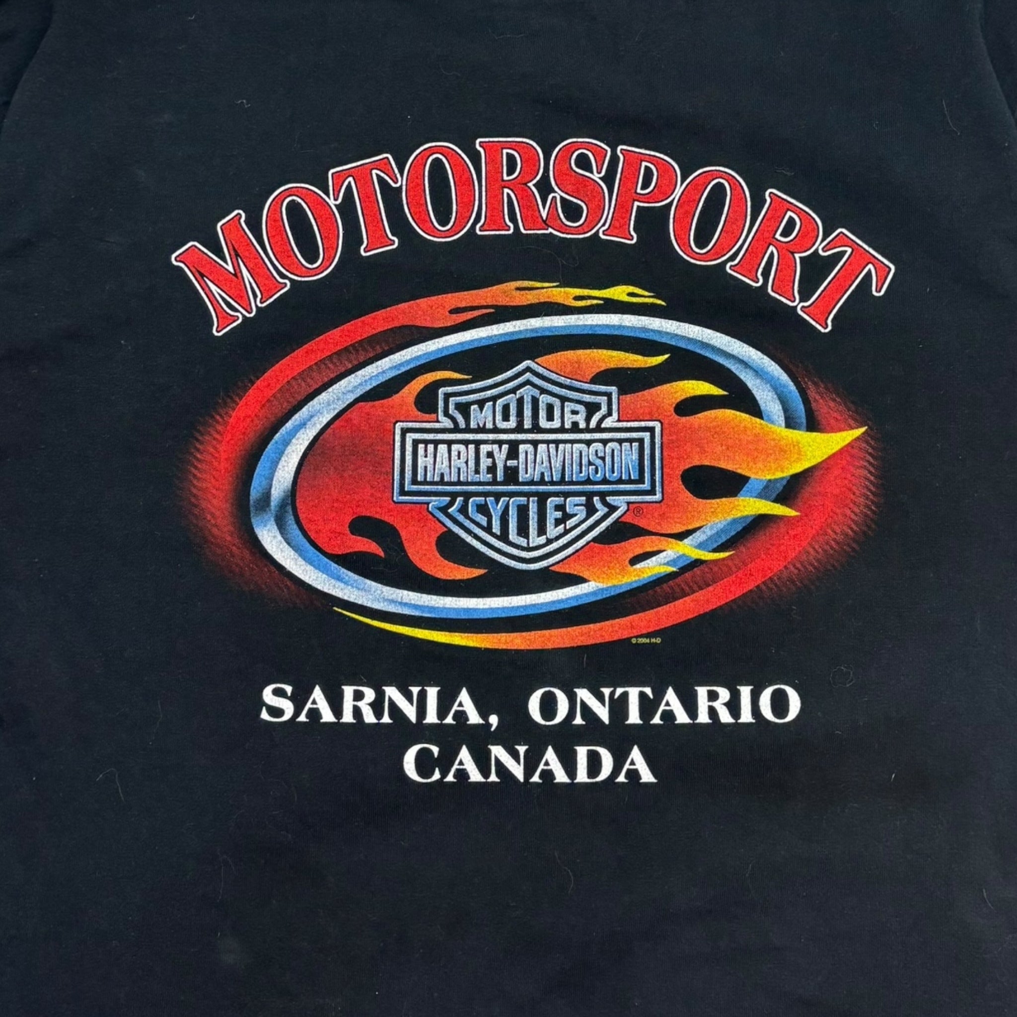 2005 Harley Davidson Sarnia, OT T-Shirt Black