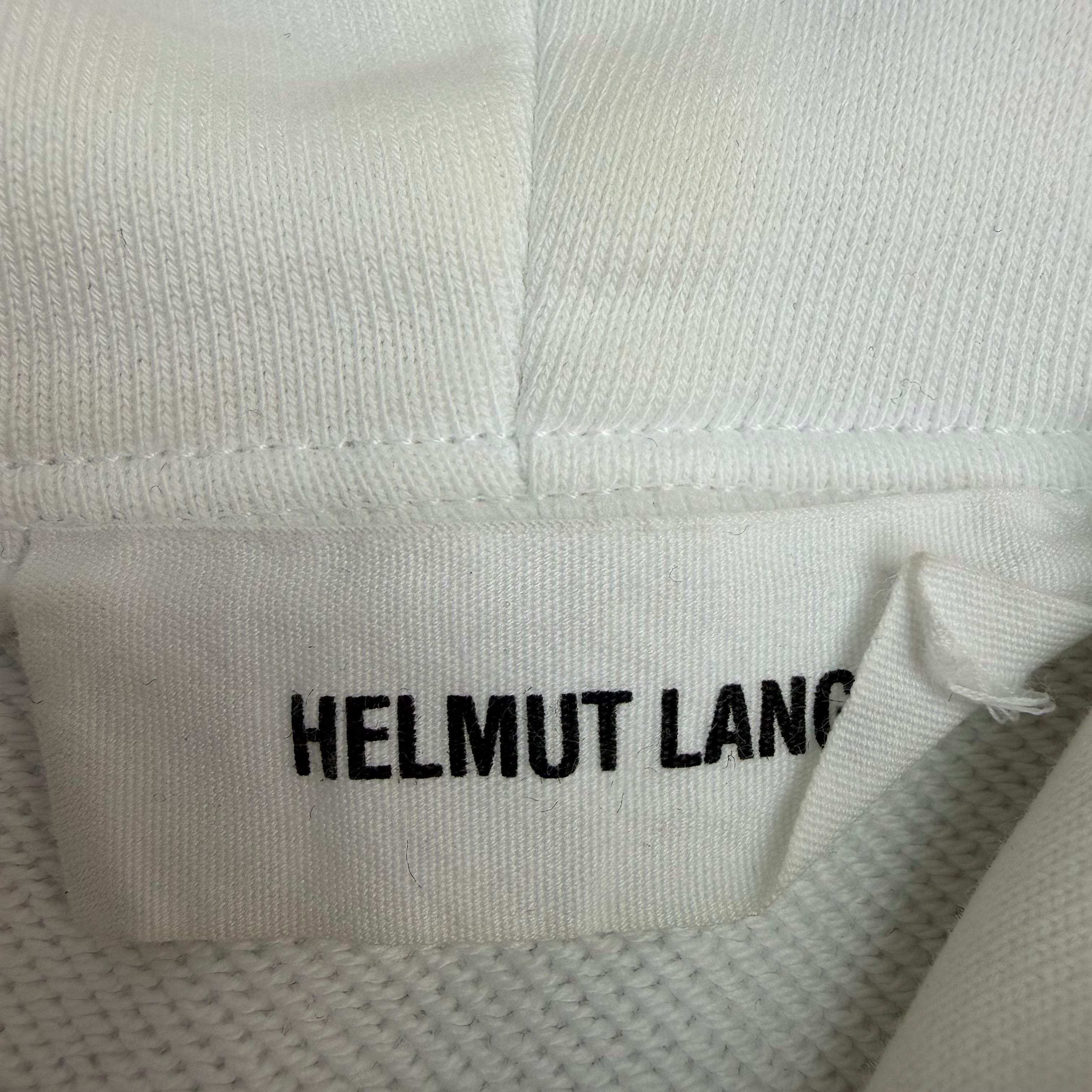 Helmut Lang Taxi Hoodie White