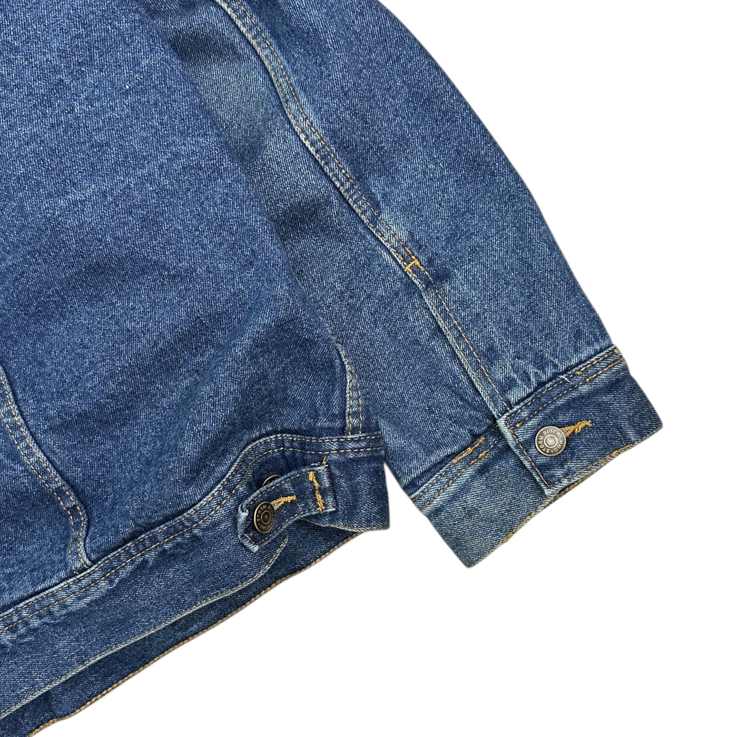 Vintage Storm Rider Blanket Lined Denim Jacket