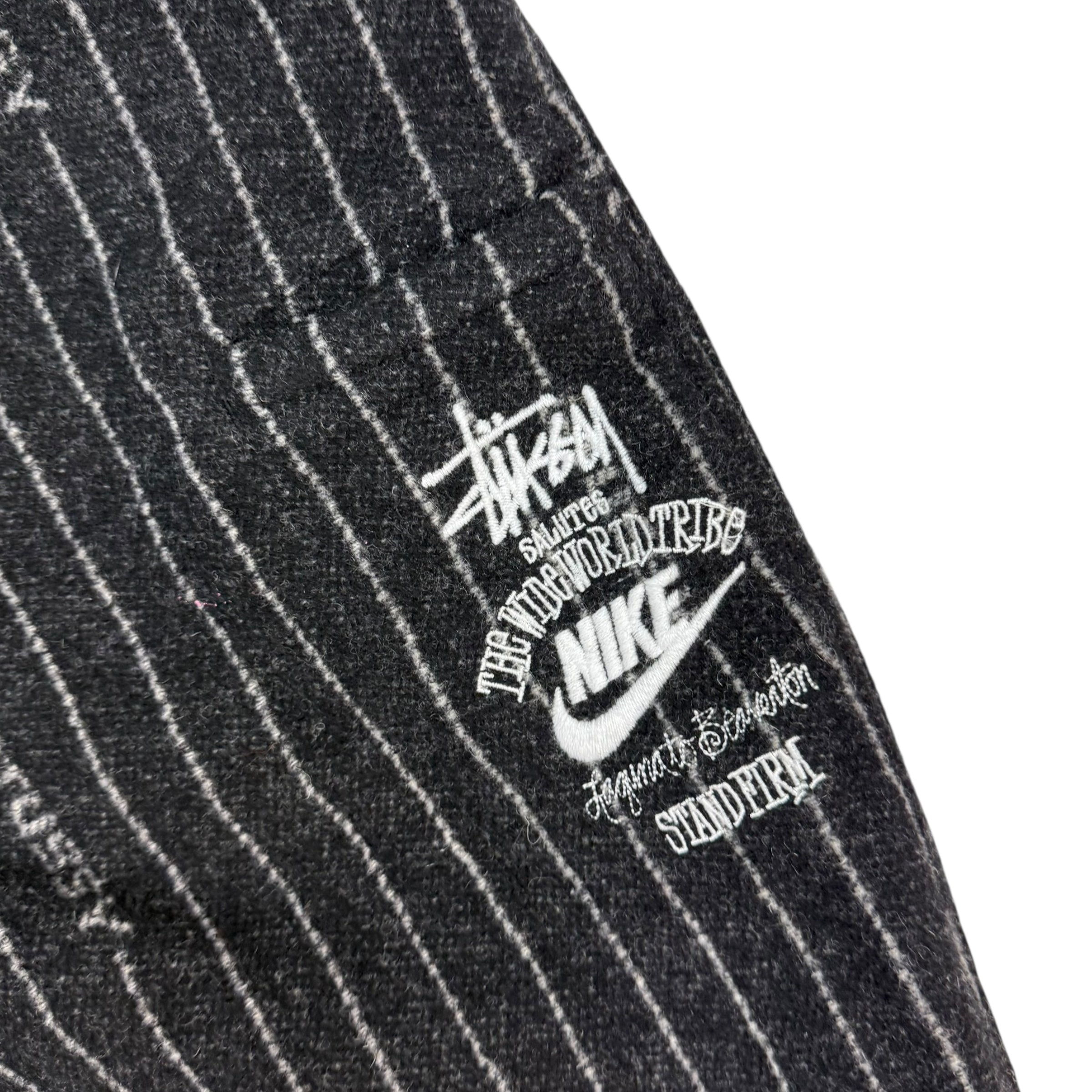 Nike x Stussy Striped Wool Pants Black/White