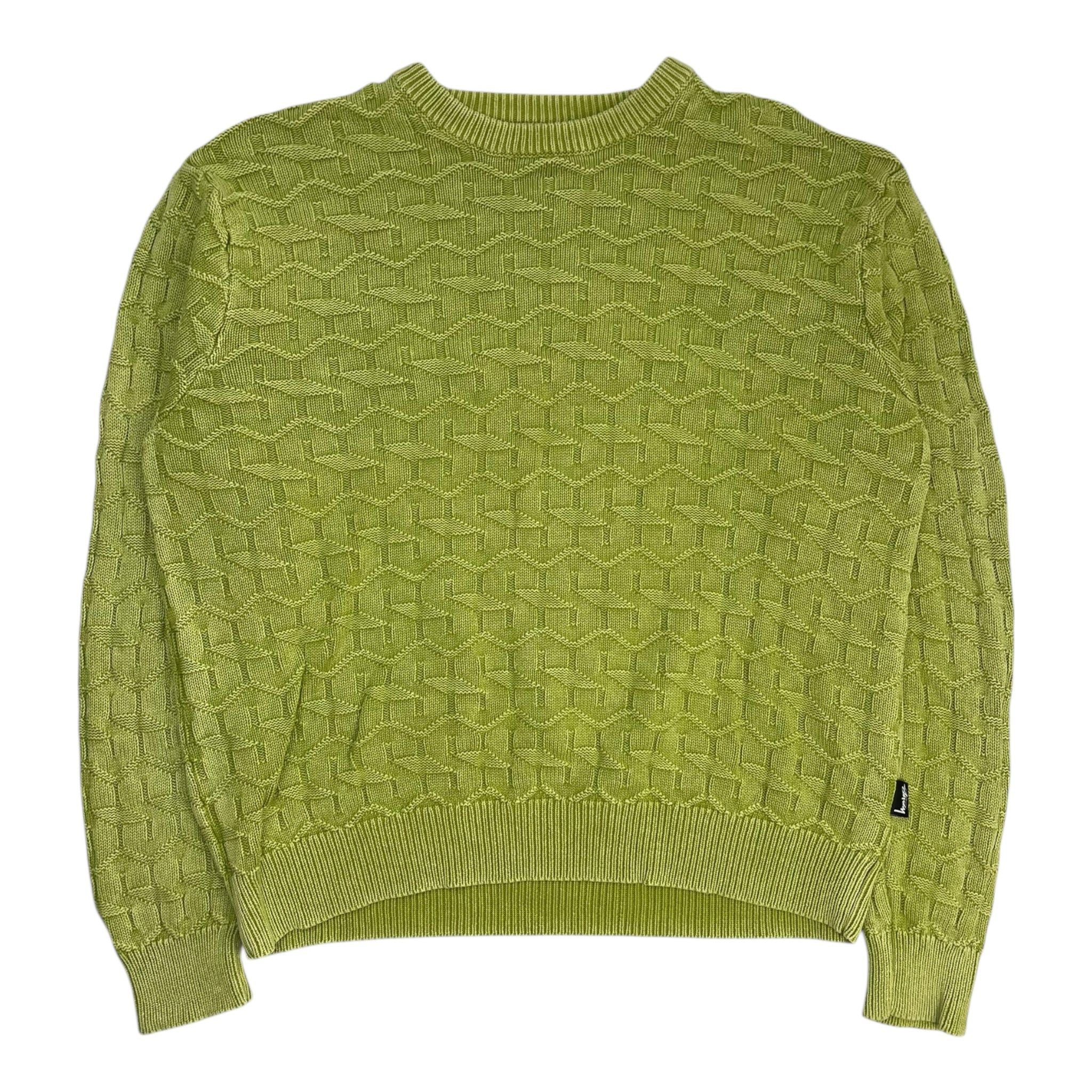 Stussy Strand Sweater Lime Green