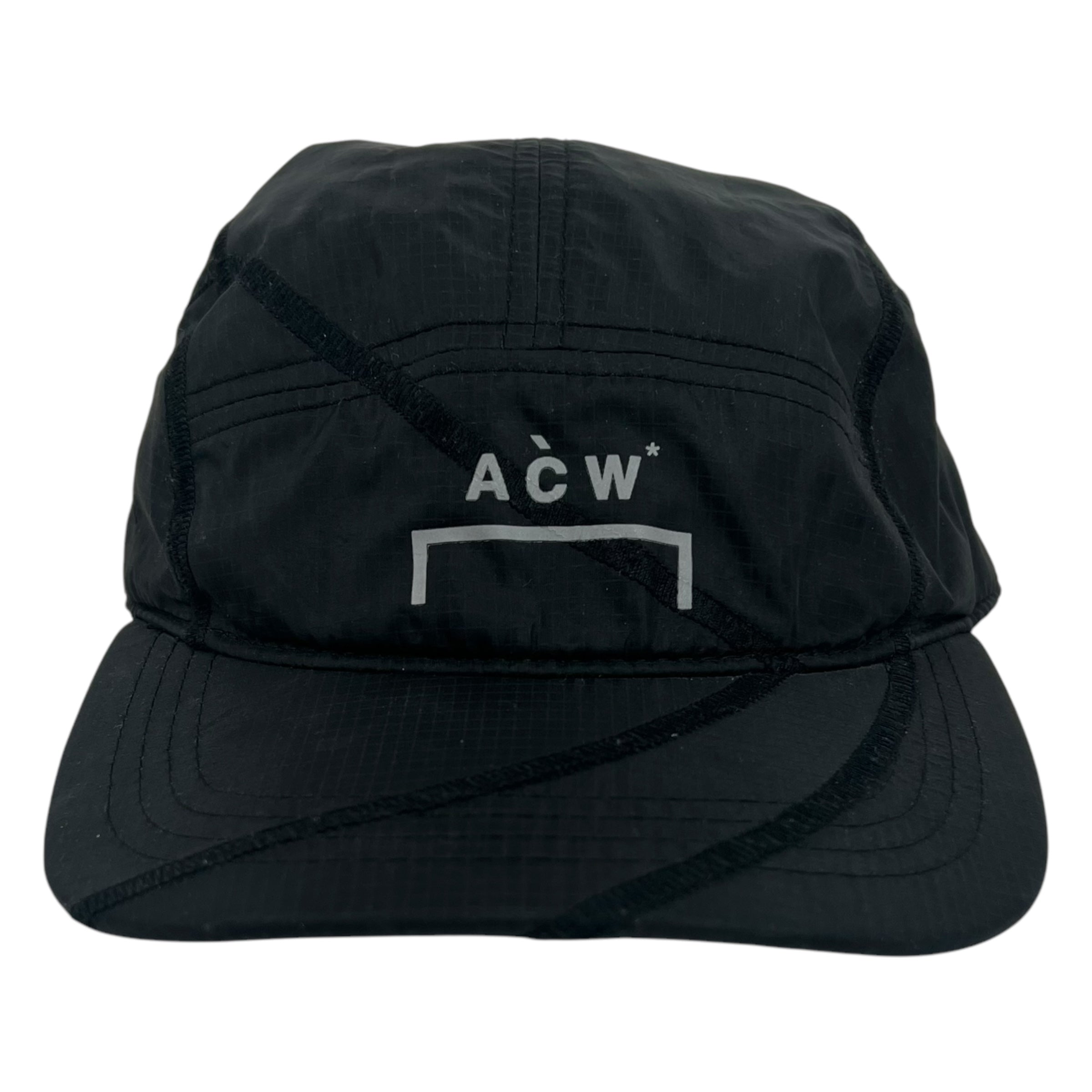 A Cold Wall Nylon Logo Cap Black