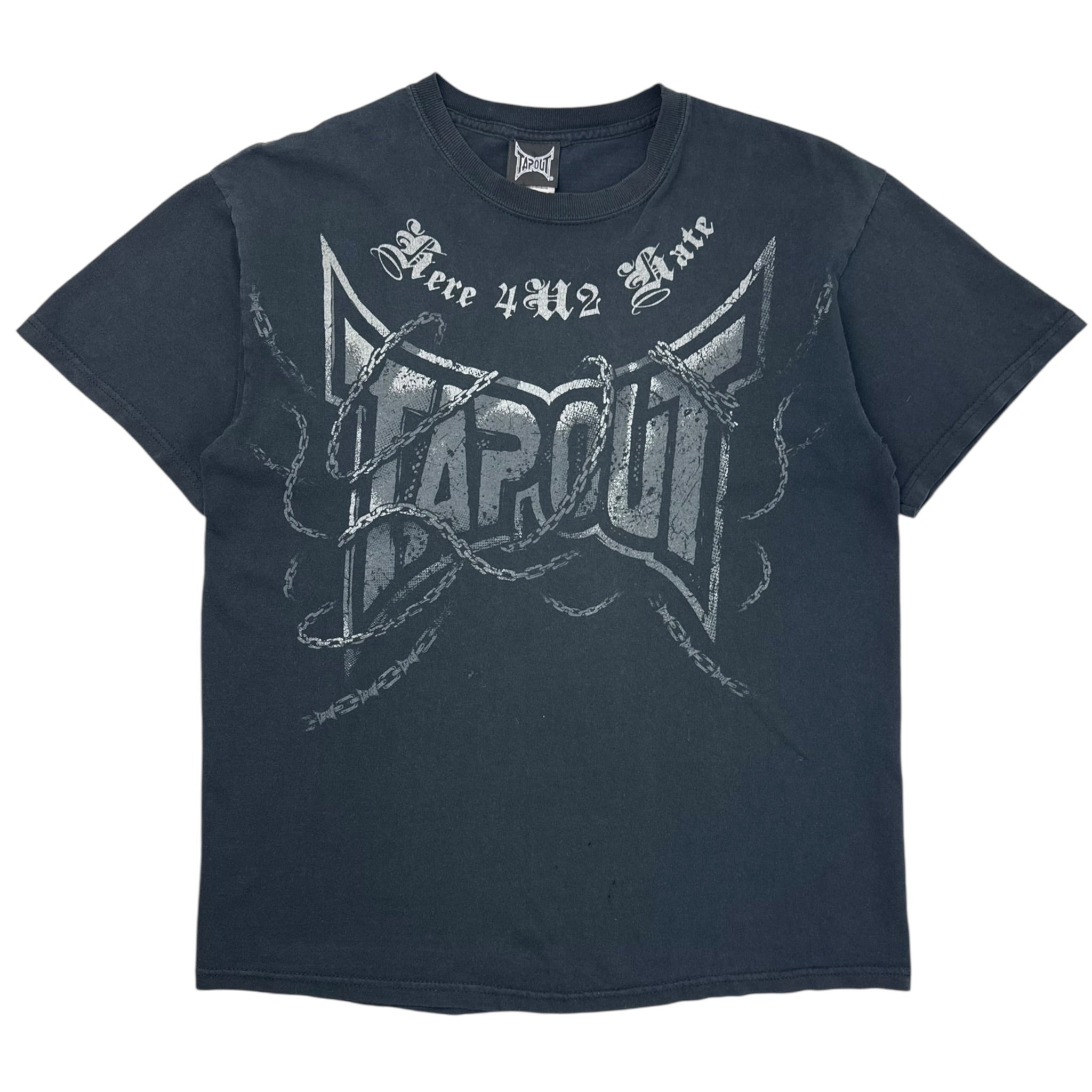 Vintage Y2K Tapout Chained Logo T-Shirt